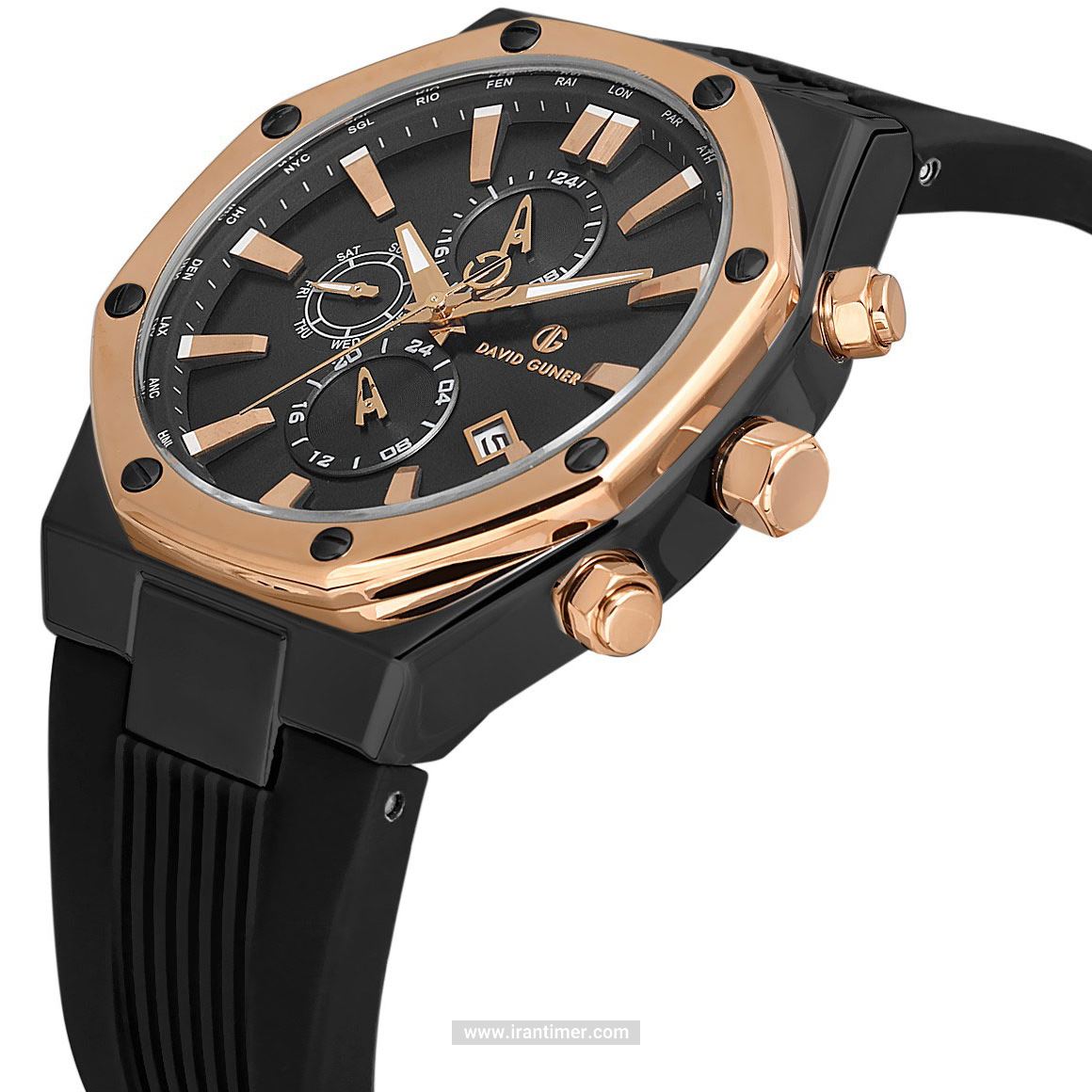 قیمت و خرید ساعت مچی مردانه دیوید گانر(David Guner) مدل DG-8821GD-R2 اسپرت | اورجینال و اصلی