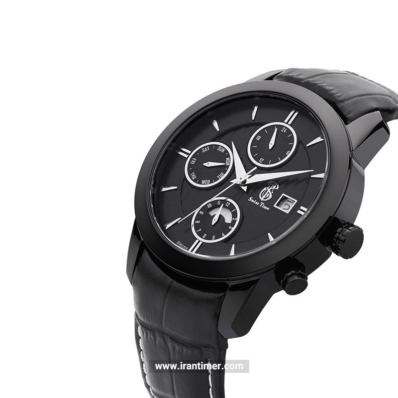 قیمت و خرید ساعت مچی مردانه سوئیس تایم(SWISS TIME) مدل ST M552L-Blk کلاسیک | اورجینال و اصلی