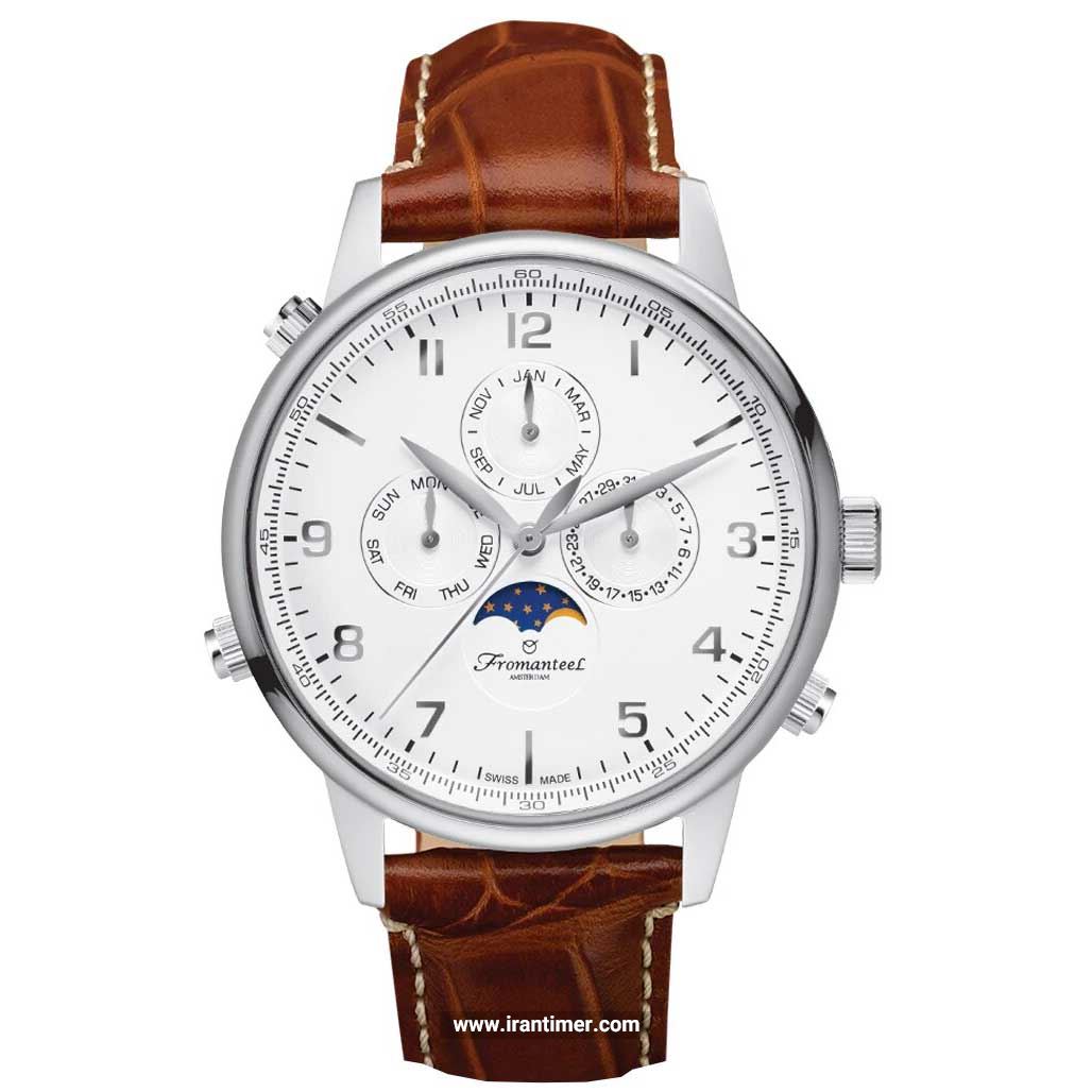 قیمت و خرید ساعت مچی مردانه فرومنتیل(fromanteel) مدل MOON PHASE WHITE کلاسیک | اورجینال و اصلی
