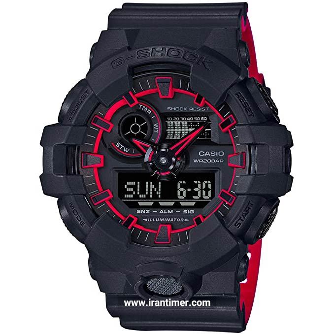 قیمت و خرید ساعت مچی مردانه کاسیو (CASIO) جی شاک مدل GA-700SE-1A4DR اسپرت | اورجینال و اصلی