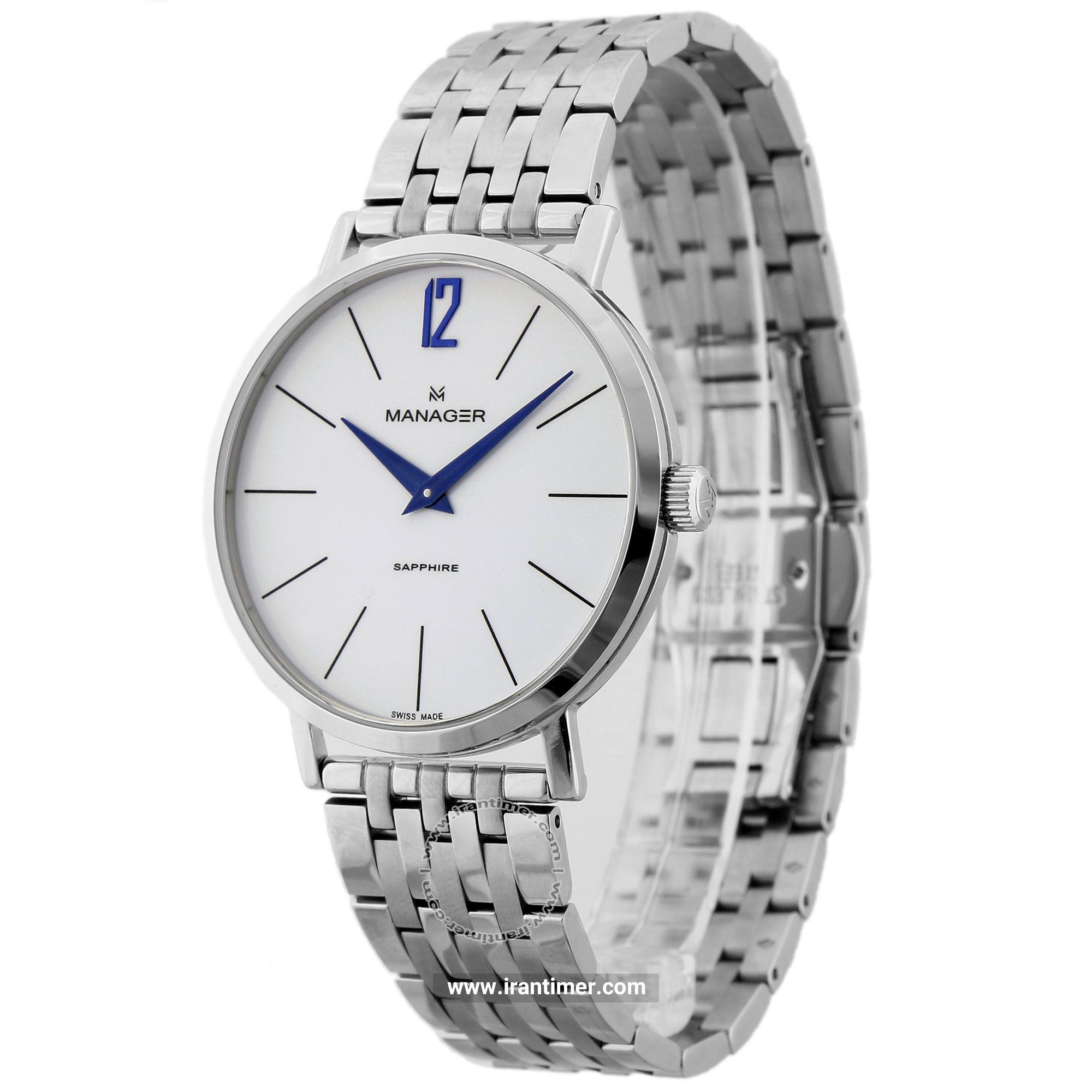 قیمت و خرید ساعت مچی مردانه منیجر(MANAGER) مدل MAN-PS-01-SM کلاسیک | اورجینال و اصلی