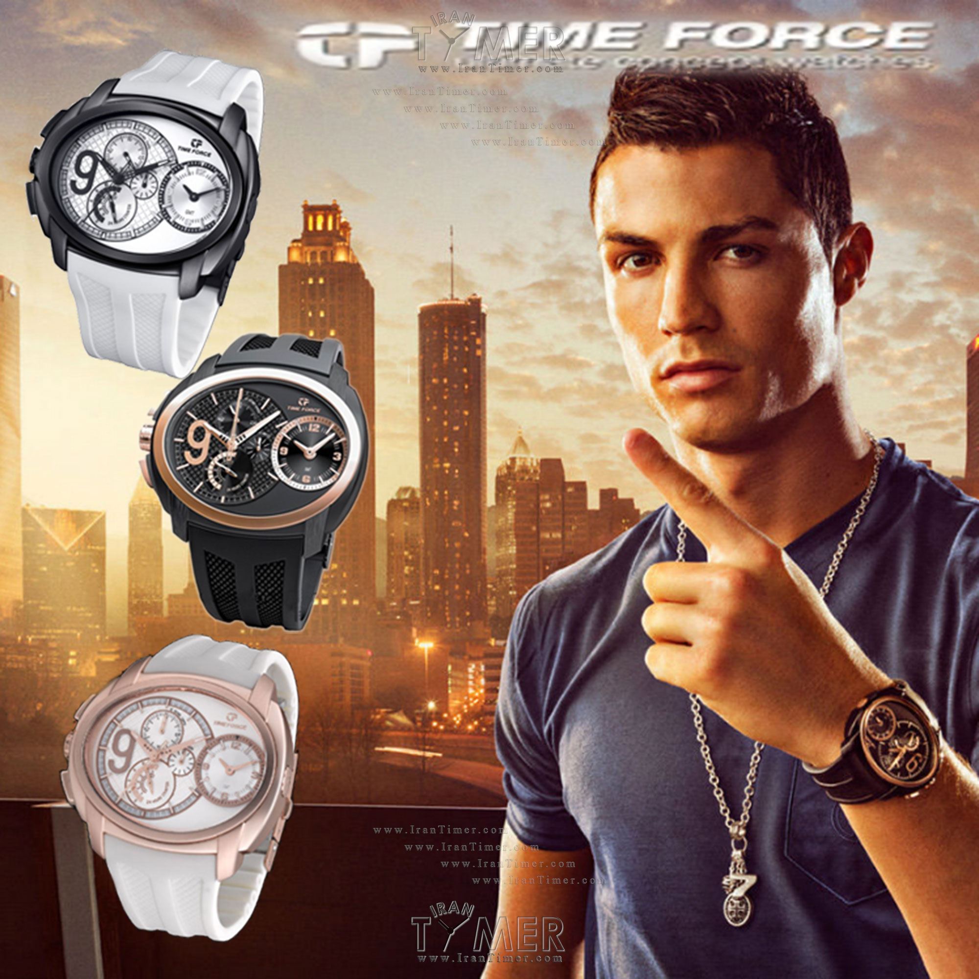 قیمت و خرید ساعت مچی مردانه تایم فورس(TIME FORCE) مدل TF3330M11 اسپرت | اورجینال و اصلی