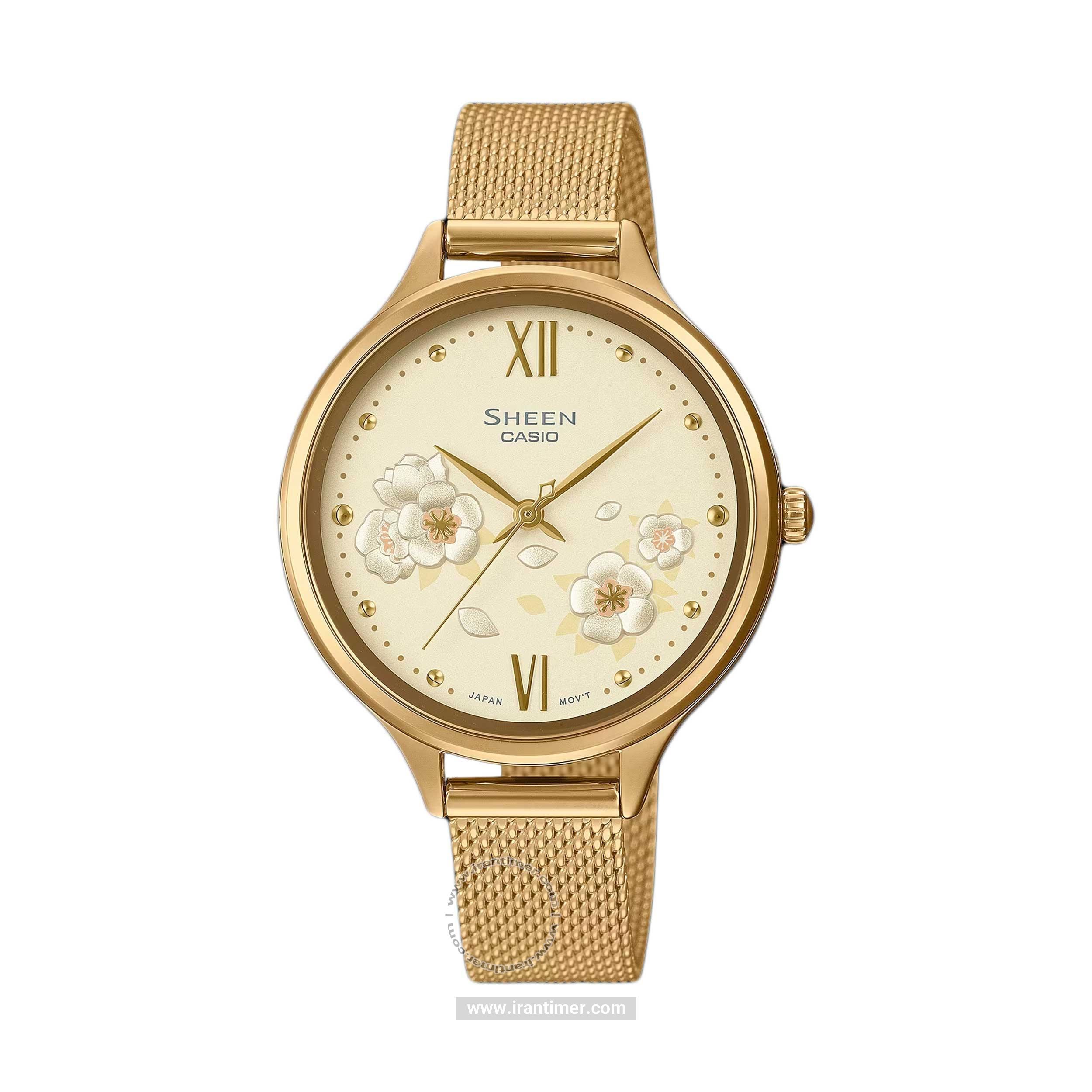 قیمت و خرید ساعت مچی زنانه کاسیو (CASIO) شین مدل SHE-4551GM-9AUDF فشن | اورجینال و اصلی