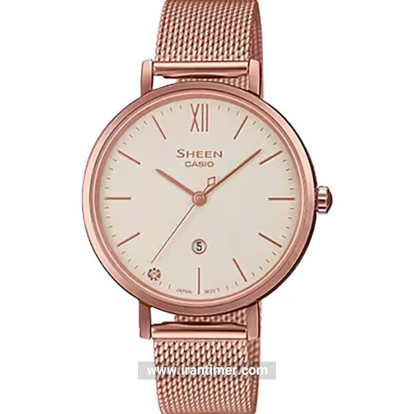 قیمت و خرید ساعت مچی زنانه کاسیو (CASIO) شین مدل SHE-4539CGM-4A کلاسیک | اورجینال و اصلی