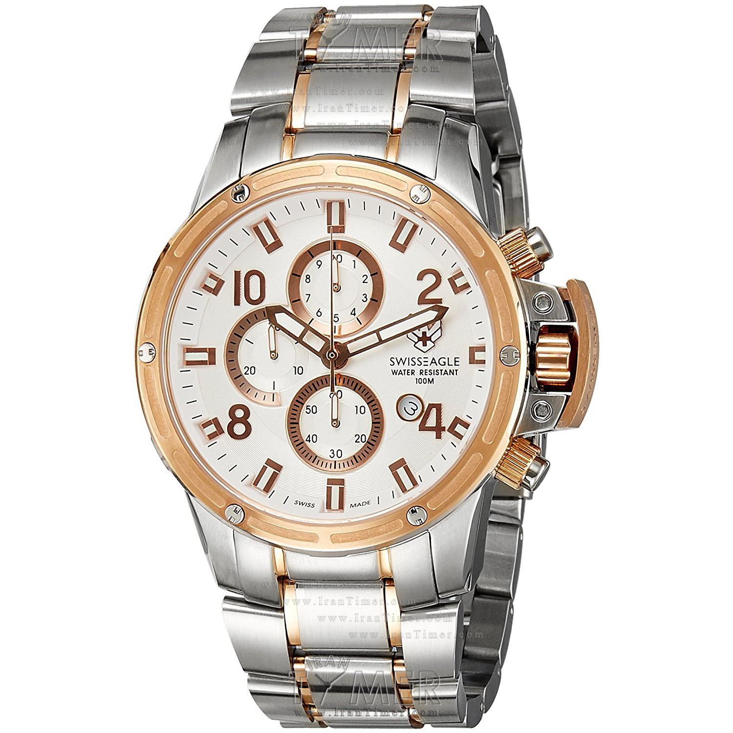 قیمت و خرید ساعت مچی مردانه سوئیس ایگل(SWISS EAGLE) مدل SE9074-44 کلاسیک | اورجینال و اصلی