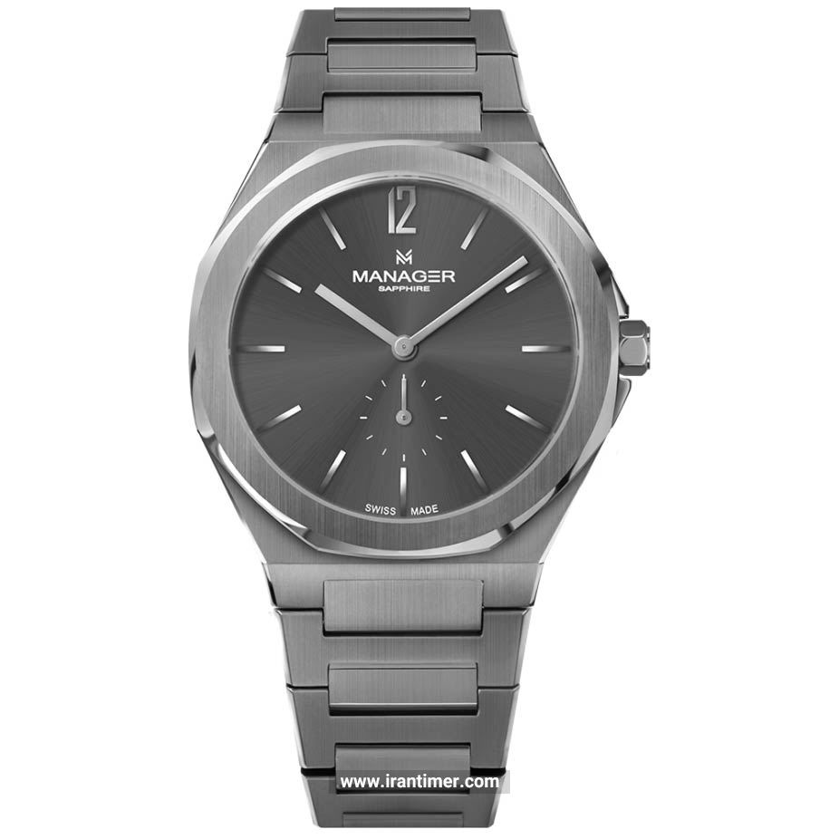 قیمت و خرید ساعت مچی مردانه منیجر(MANAGER) مدل MAN-RP-02-SM کلاسیک | اورجینال و اصلی