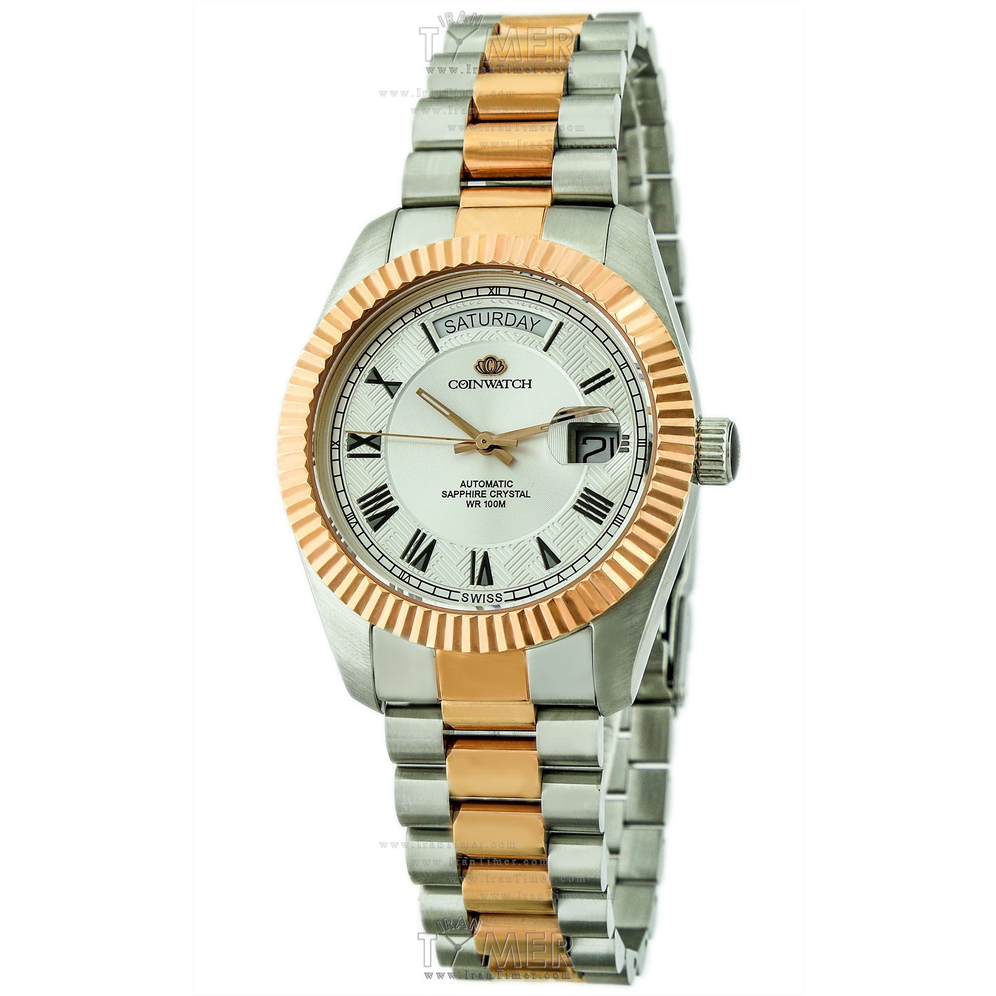 قیمت و خرید ساعت مچی مردانه کوین واچ(COINWATCH) مدل C109RWH کلاسیک | اورجینال و اصلی