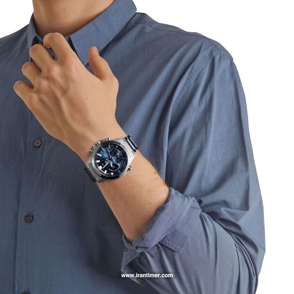 قیمت و خرید ساعت مچی مردانه کاسیو (CASIO) ادیفس(ادیفایس) مدل ECB-30D-2ADF کلاسیک | اورجینال و اصلی
