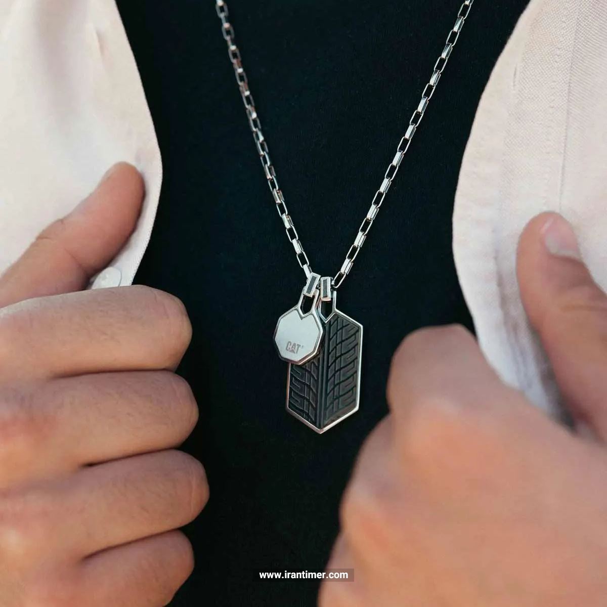 قیمت و خرید گردنبند مردانه کاتر پیلار(CAT) مدل J022N00121 اسپرت (ورزشی) | اورجینال و اصلی
