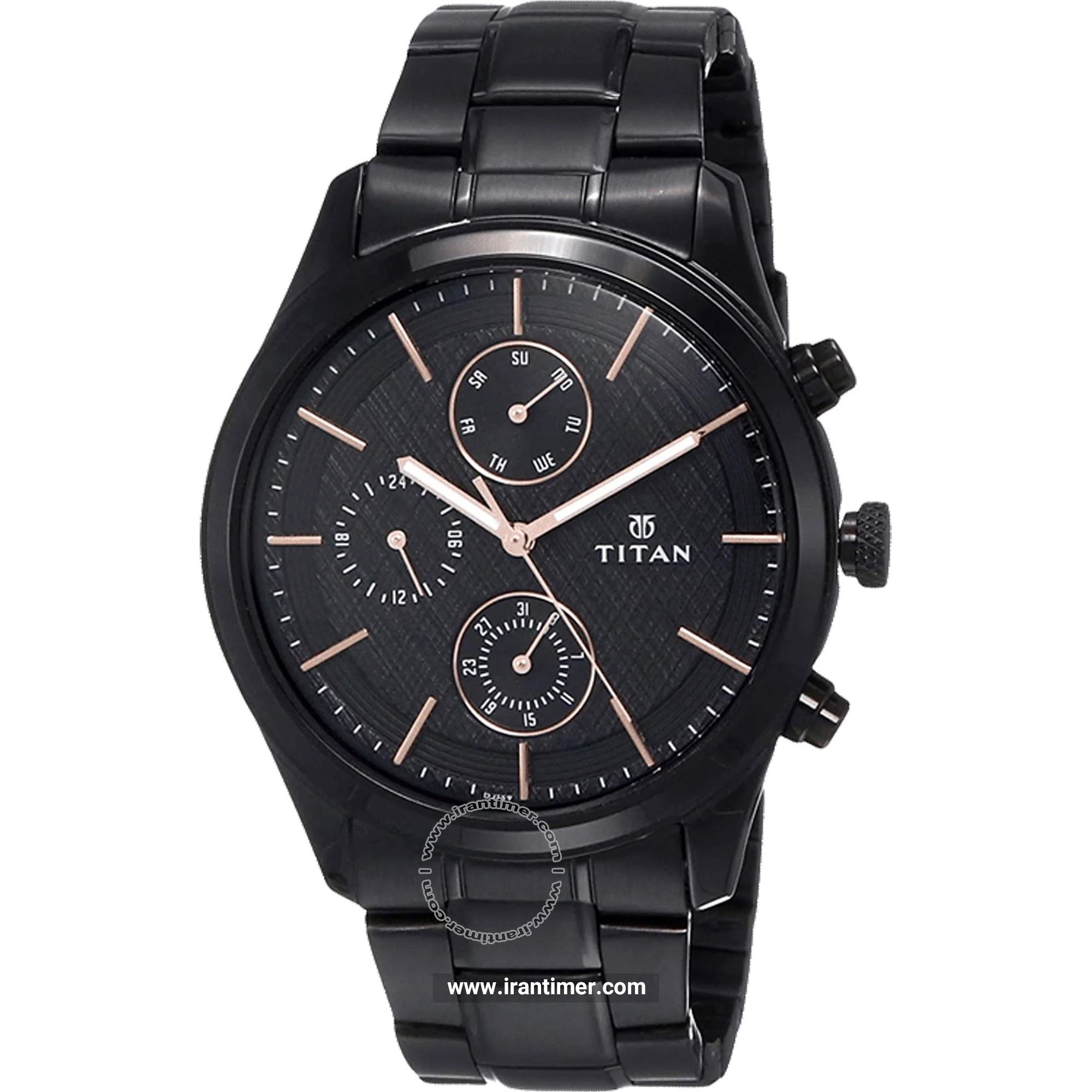 قیمت و خرید ساعت مچی مردانه تایتِن(TITAN) مدل T1805NM01 کلاسیک | اورجینال و اصلی