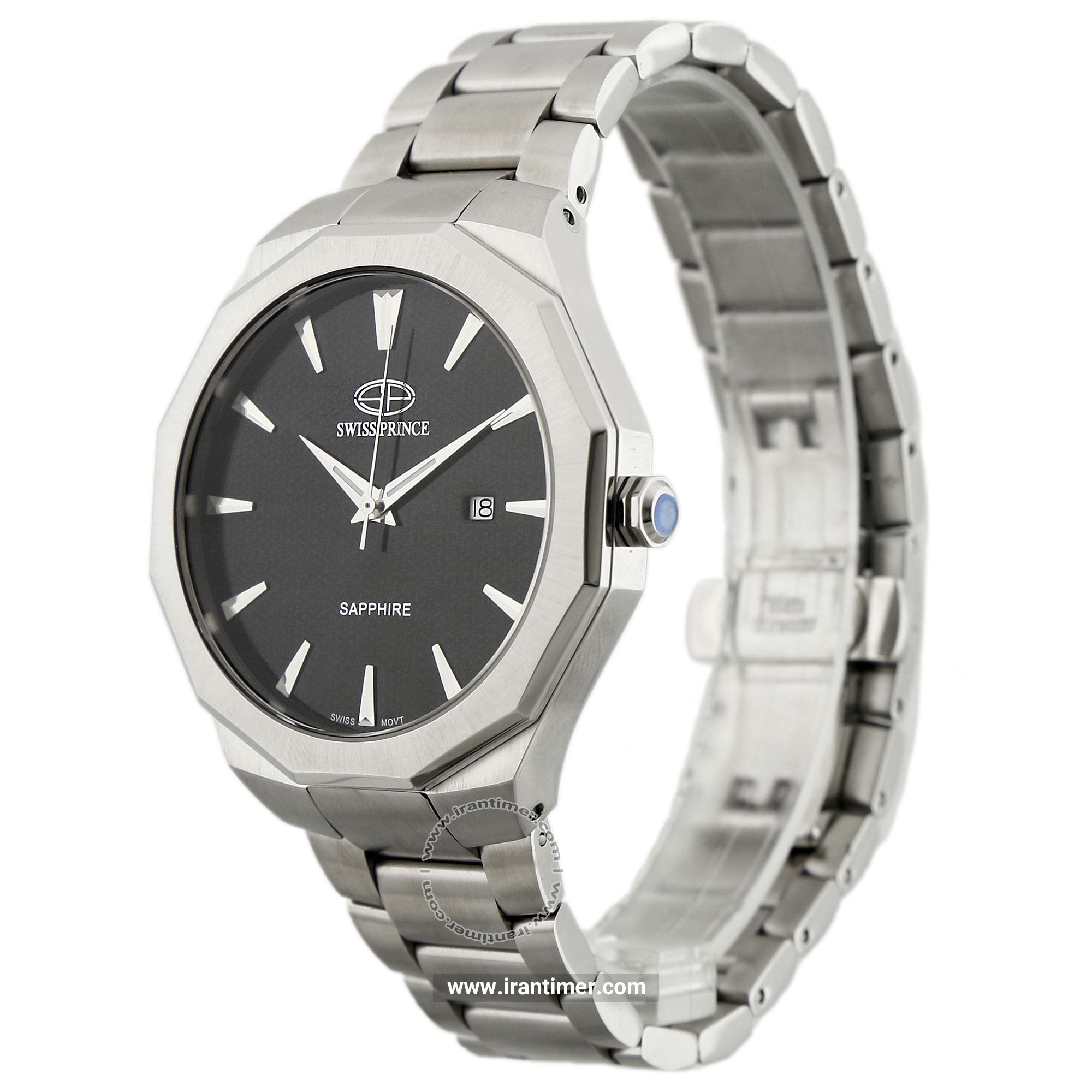 قیمت و خرید ساعت مچی مردانه سوئیس پرنس(Swiss Prince) مدل 2002G-MEN-BLACK کلاسیک | اورجینال و اصلی