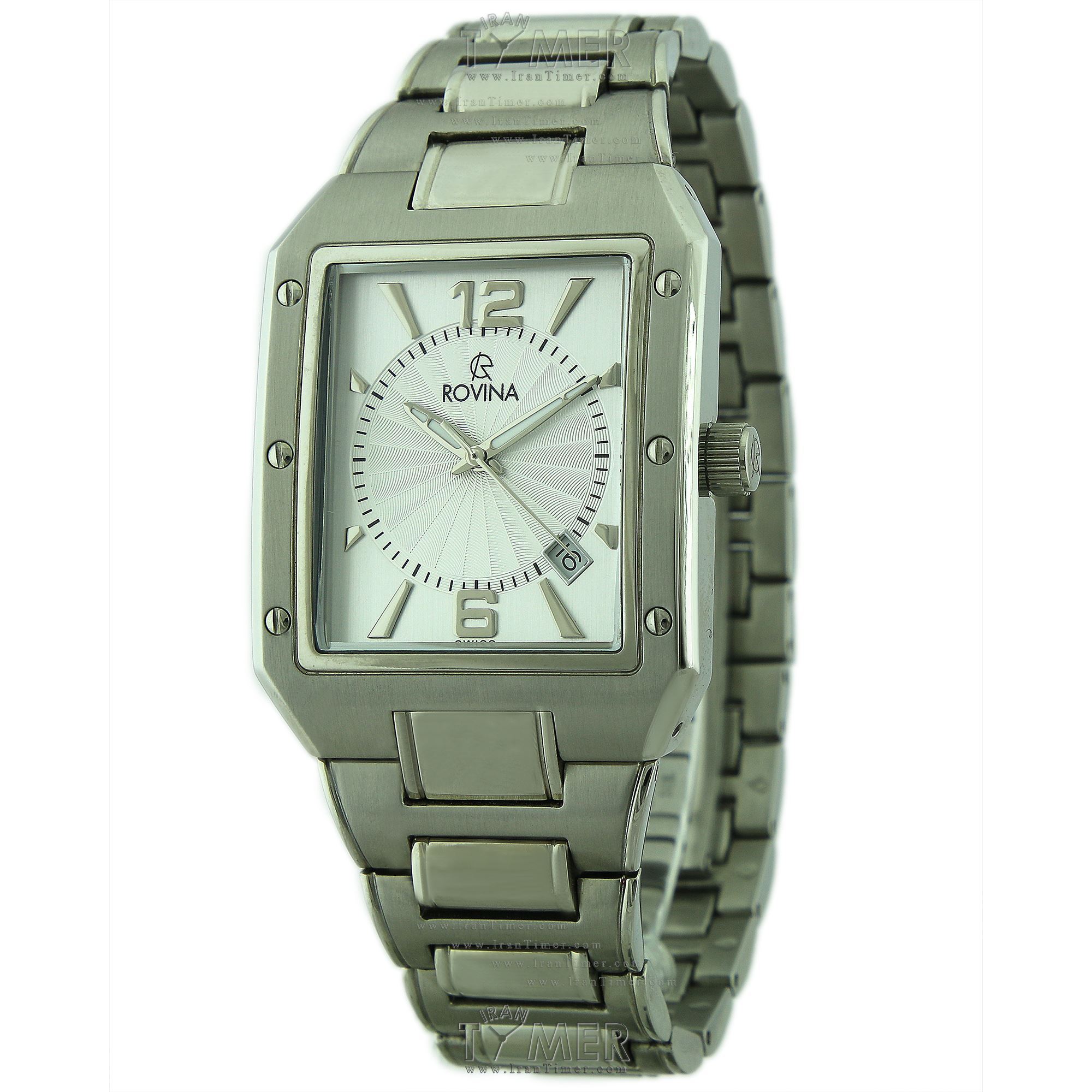 قیمت و خرید ساعت مچی مردانه رُوینا(ROVINA) مدل 70111G1BW کلاسیک | اورجینال و اصلی