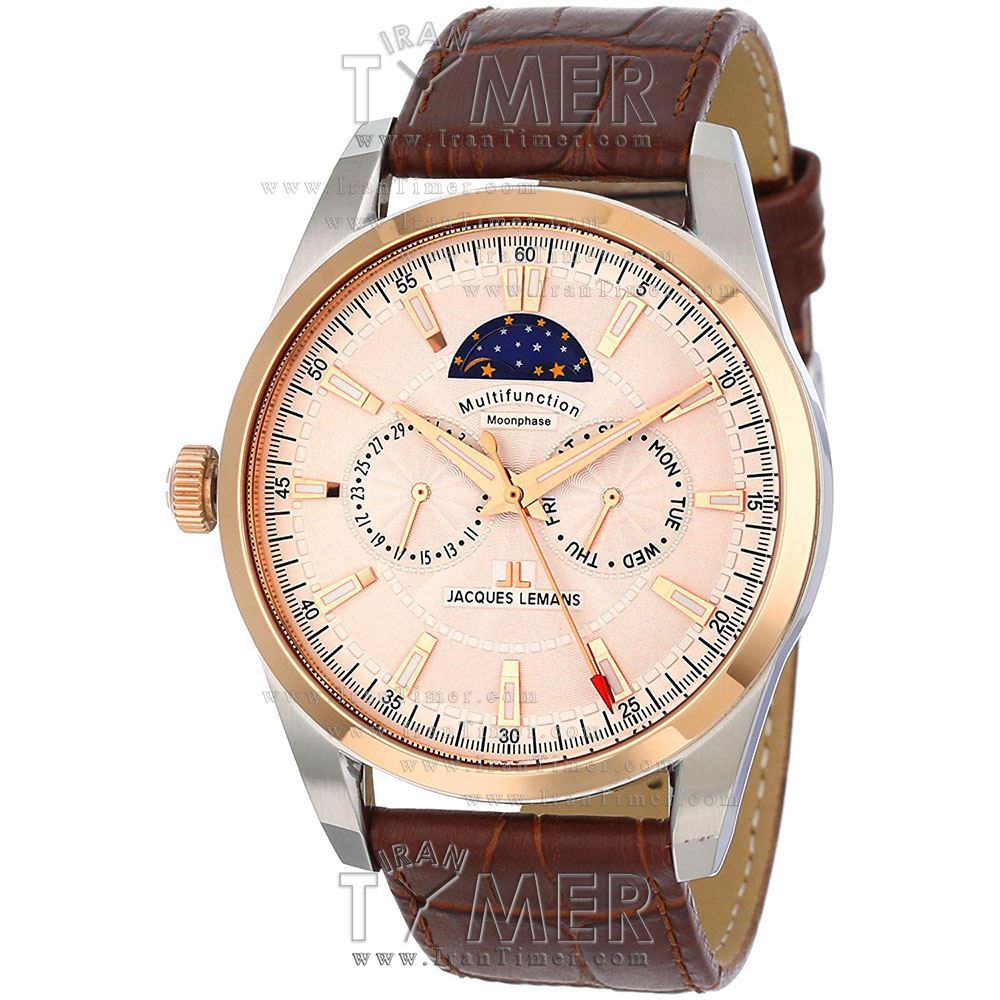 قیمت و خرید ساعت مچی مردانه ژاک لمن(JACQUES LEMANS) مدل 1-1596D کلاسیک | اورجینال و اصلی