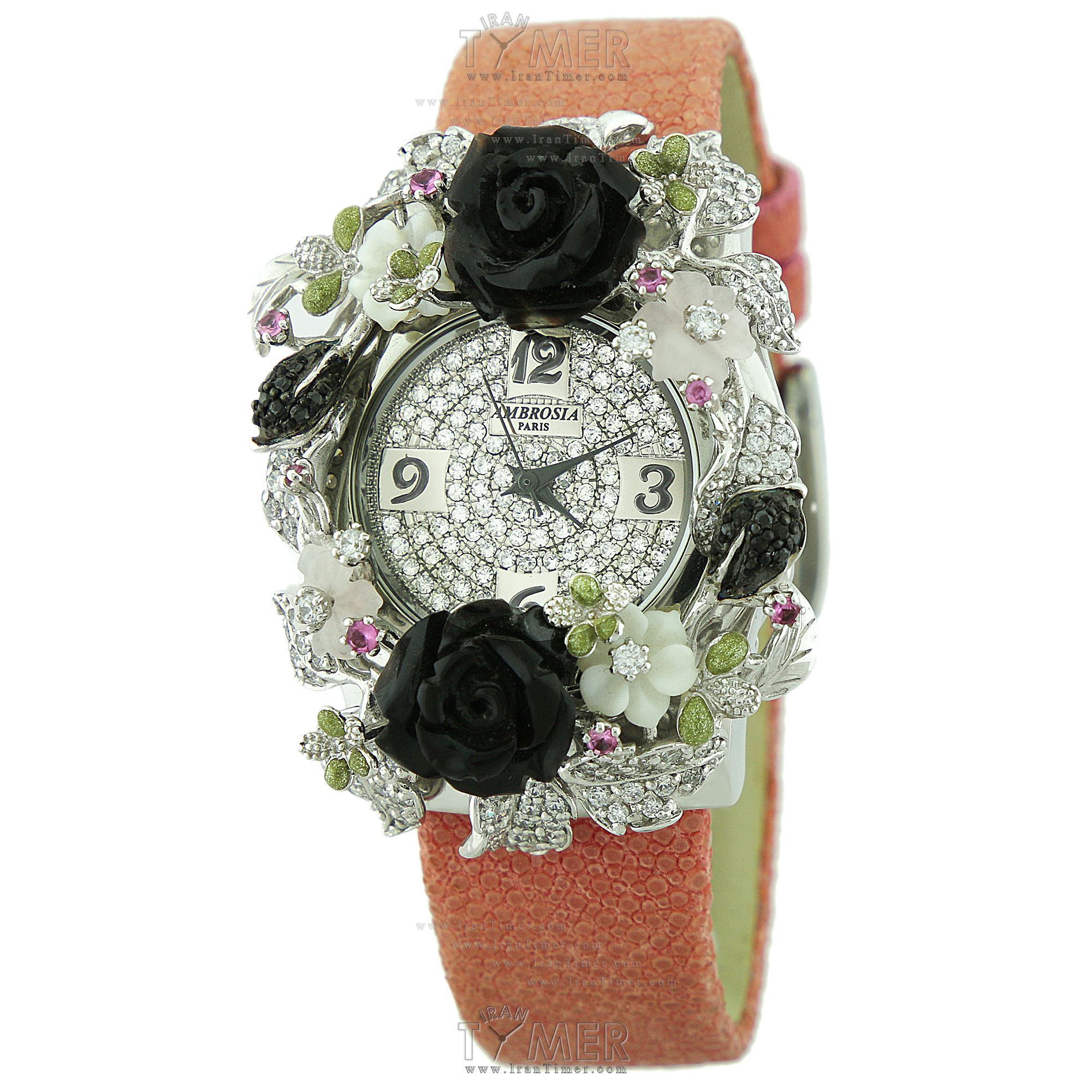 قیمت و خرید ساعت مچی زنانه آمبروزیا پاریس(AMBROSIA PARIS) مدل ROMANTIC-PINK-RP فشن | اورجینال و اصلی