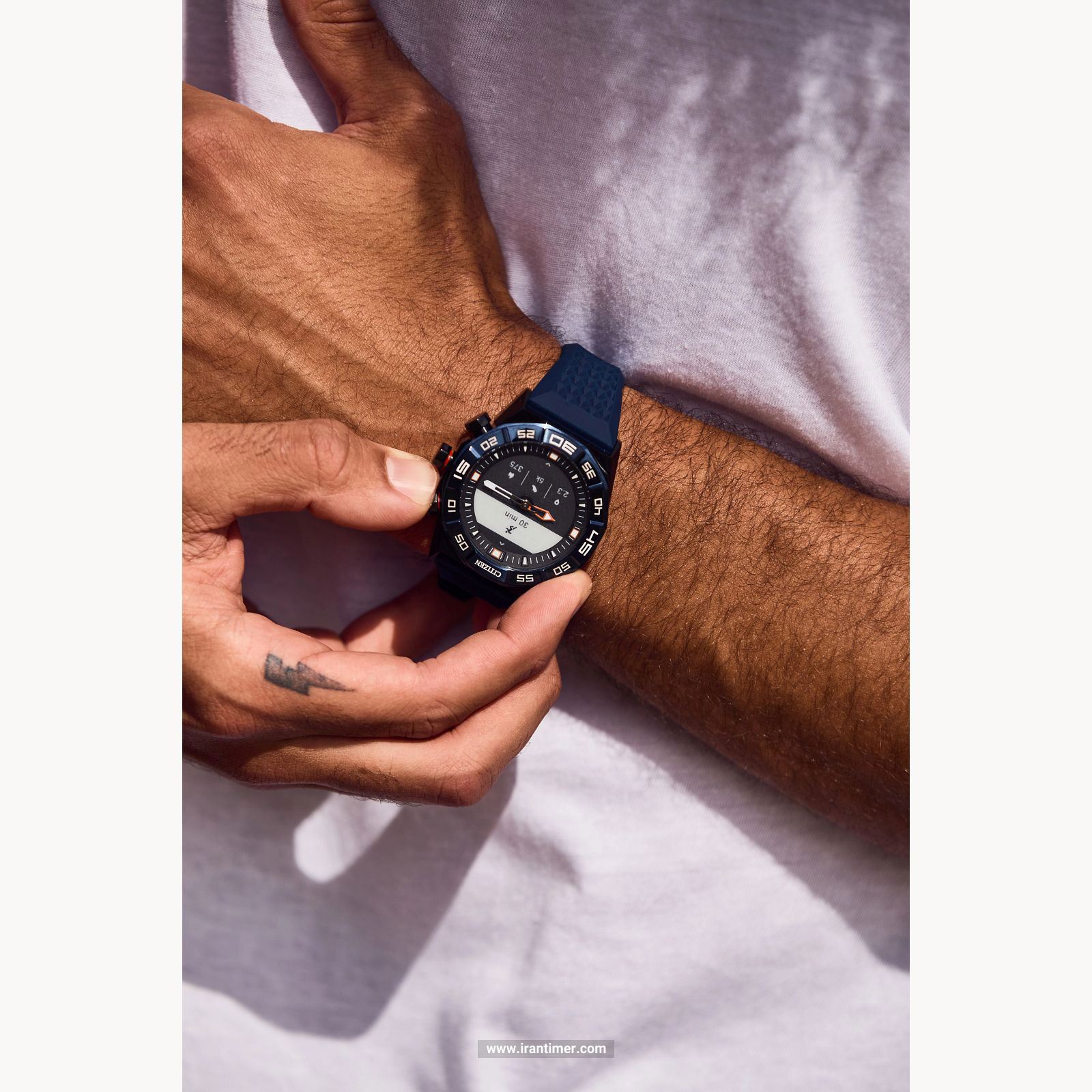 قیمت و خرید ساعت مچی مردانه سیتیزن(CITIZEN) مدل JX1008-01E اسپرت | اورجینال و اصلی