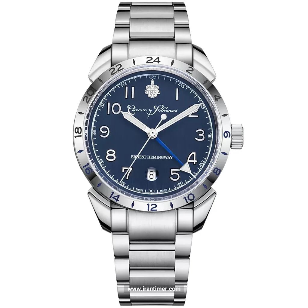 قیمت و خرید ساعت مچی مردانه کوئروی سابرینوس(Cuervo y Sobrinos) مدل 3192B.1B کلاسیک | اورجینال و اصلی