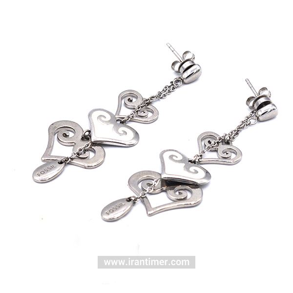 قیمت و خرید گوشواره زنانه فسیل(FOSSIL) مدل JFE84694040 کلاسیک | اورجینال و اصلی