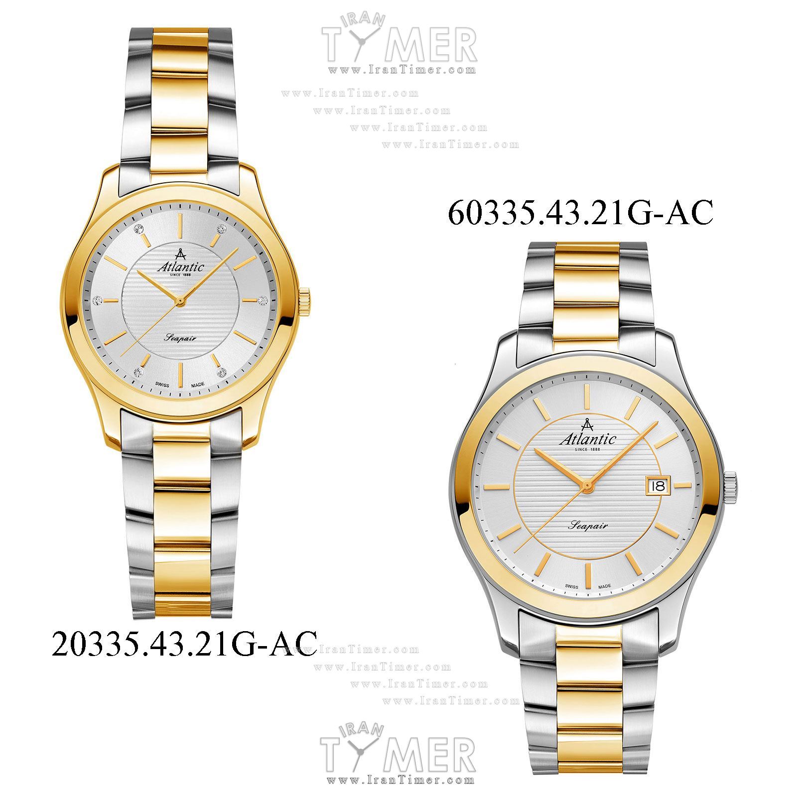 قیمت و خرید ساعت مچی زنانه آتلانتیک(ATLANTIC) مدل AC-20335.43.21G کلاسیک | اورجینال و اصلی