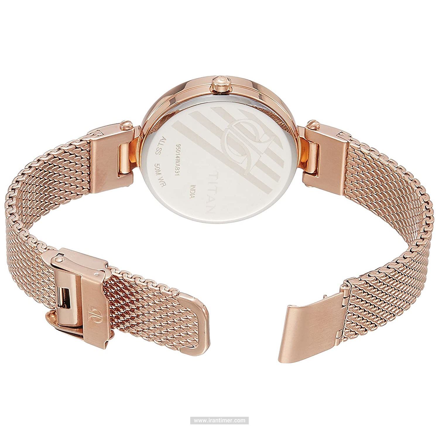 قیمت و خرید ساعت مچی زنانه تایتِن(TITAN) مدل T95014WM01 کلاسیک | اورجینال و اصلی