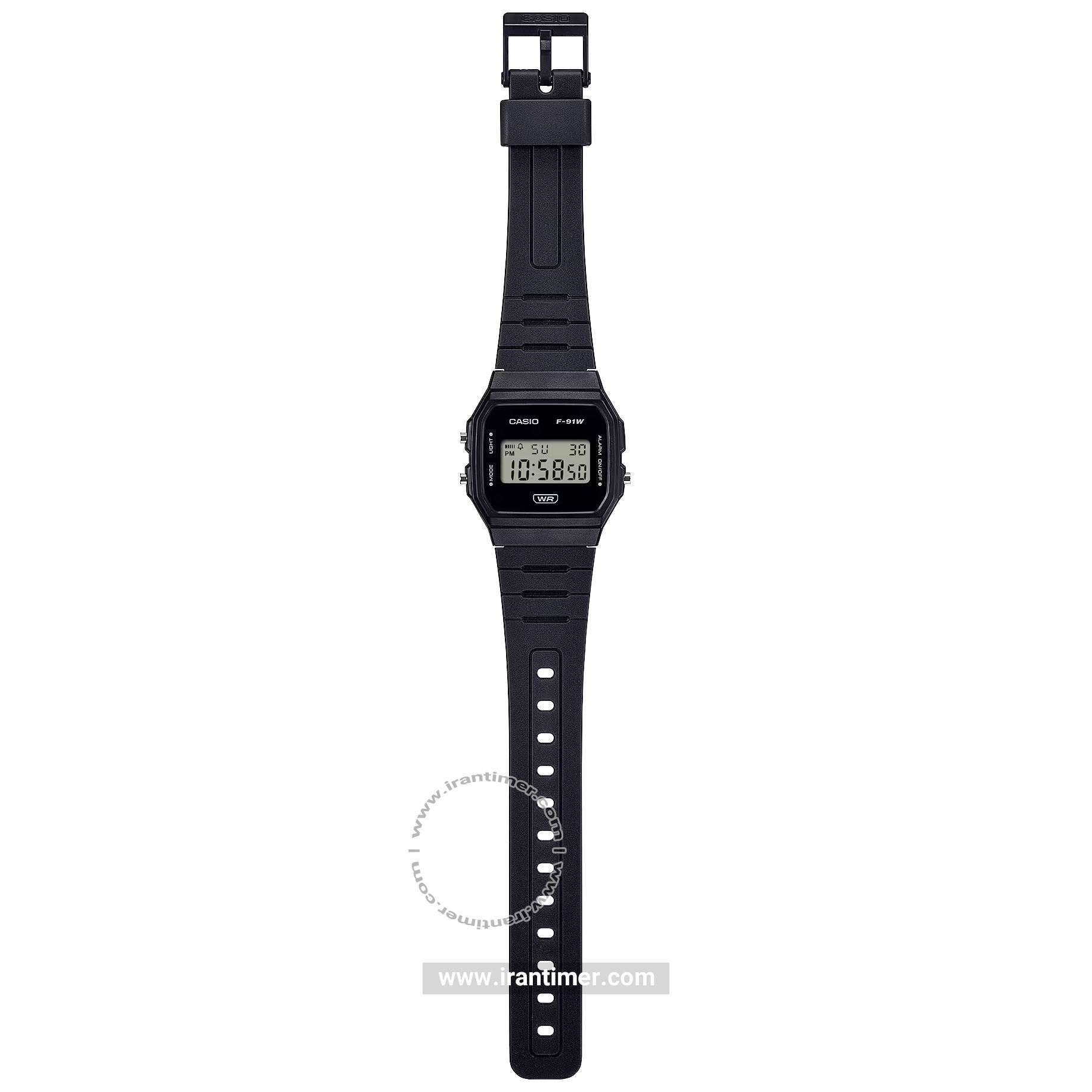 قیمت و خرید ساعت مچی مردانه زنانه کاسیو (CASIO) جنرال مدل F-91WB-1ADF اسپرت | اورجینال و اصلی