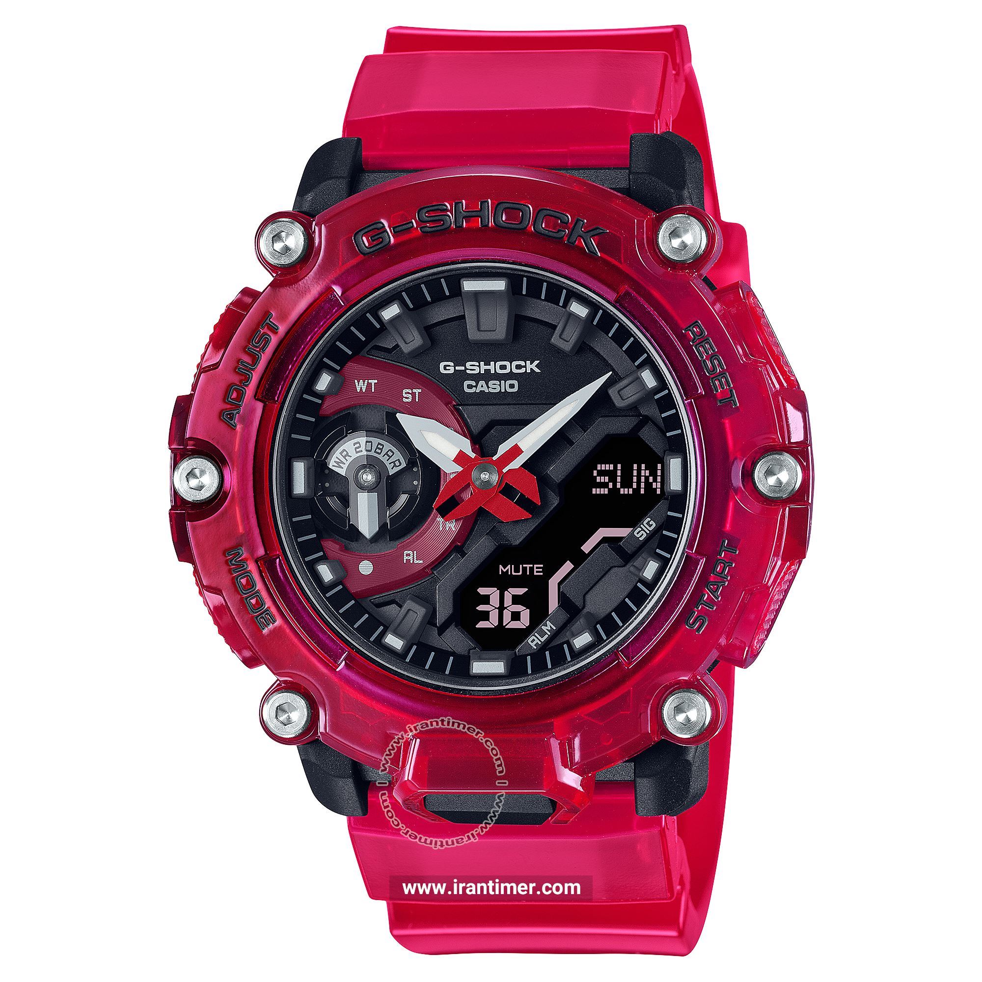 قیمت و خرید ساعت مچی مردانه کاسیو (CASIO) جی شاک مدل GA-2200SKL-4ADR اسپرت | اورجینال و اصلی