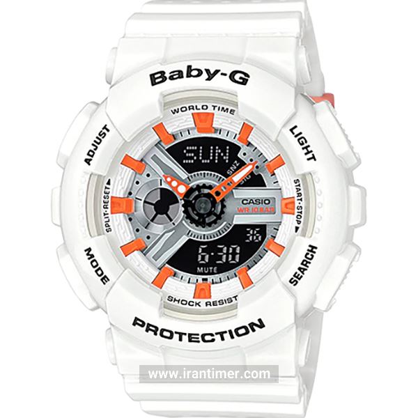 قیمت و خرید ساعت مچی کاسیو (CASIO) بیبی جی مدل BA-110PP-7A2DR اسپرت | اورجینال و اصلی