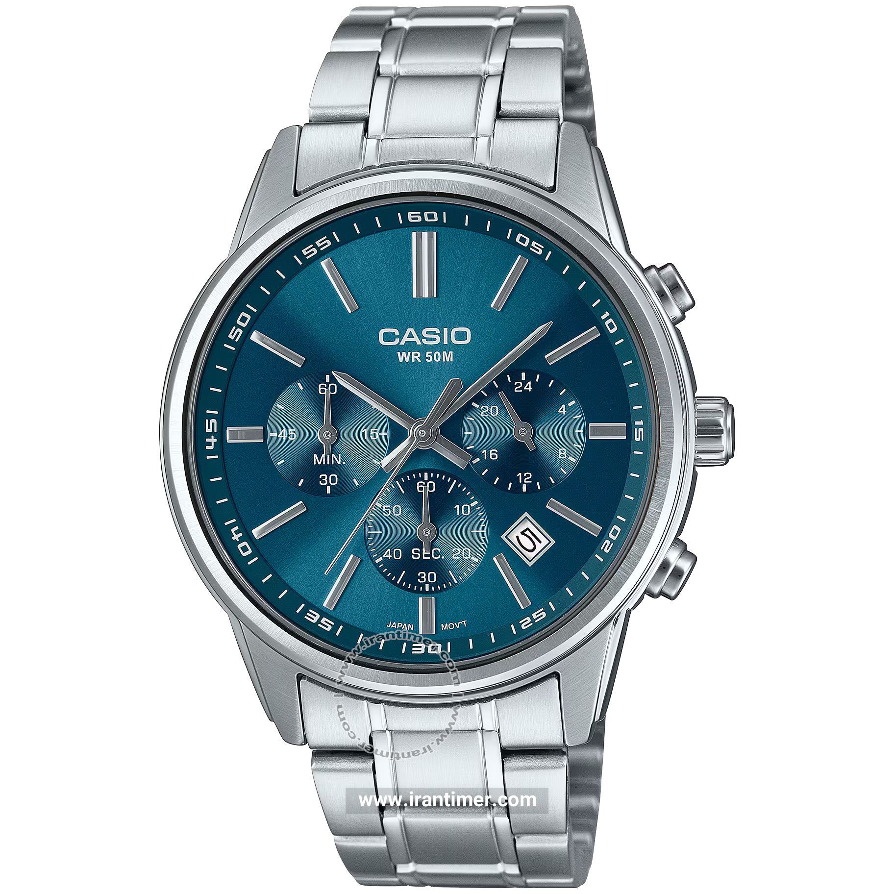 قیمت و خرید ساعت مچی مردانه کاسیو (CASIO) جنرال مدل MTP-E515D-2A1VDF کلاسیک | اورجینال و اصلی