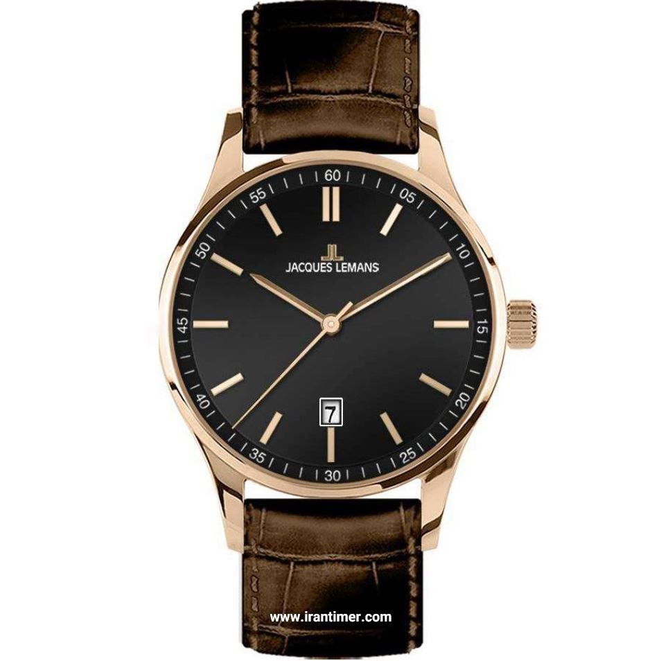 قیمت و خرید ساعت مچی مردانه ژاک لمن(JACQUES LEMANS) مدل 1-2026D کلاسیک | اورجینال و اصلی