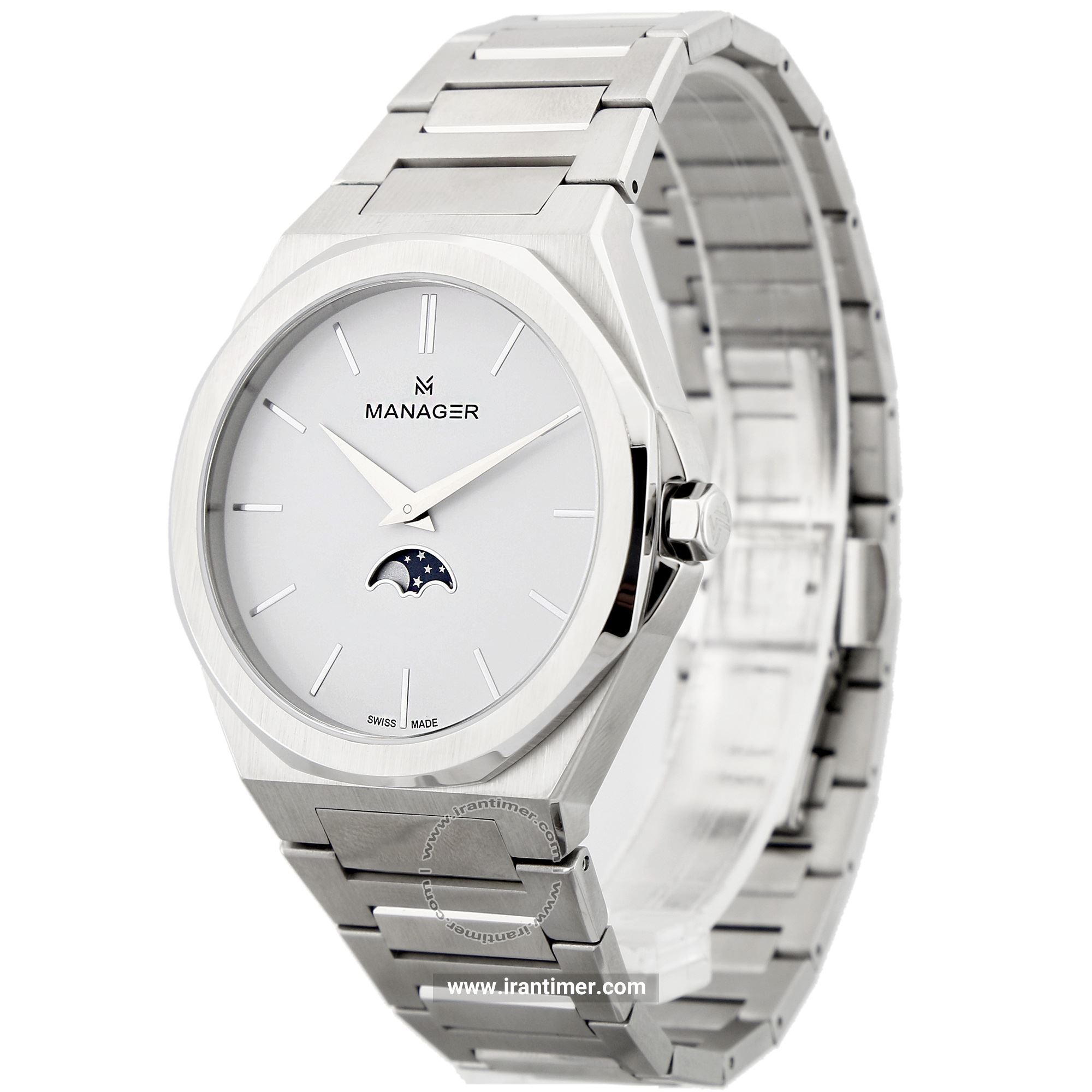 قیمت و خرید ساعت مچی مردانه منیجر(MANAGER) مدل MAN-MP-13-SM کلاسیک | اورجینال و اصلی