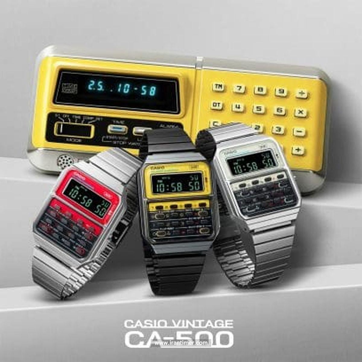 قیمت و خرید ساعت مچی مردانه زنانه کاسیو (CASIO) مدل CA-500WE-4BDF | اورجینال و اصلی