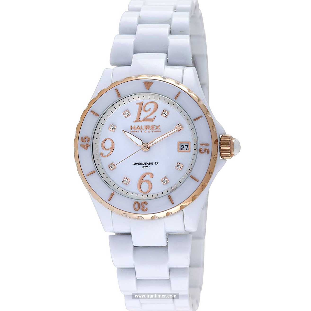 قیمت و خرید ساعت مچی زنانه هورکس(Haurex) مدل ZQHX-PW342DWH کلاسیک | اورجینال و اصلی
