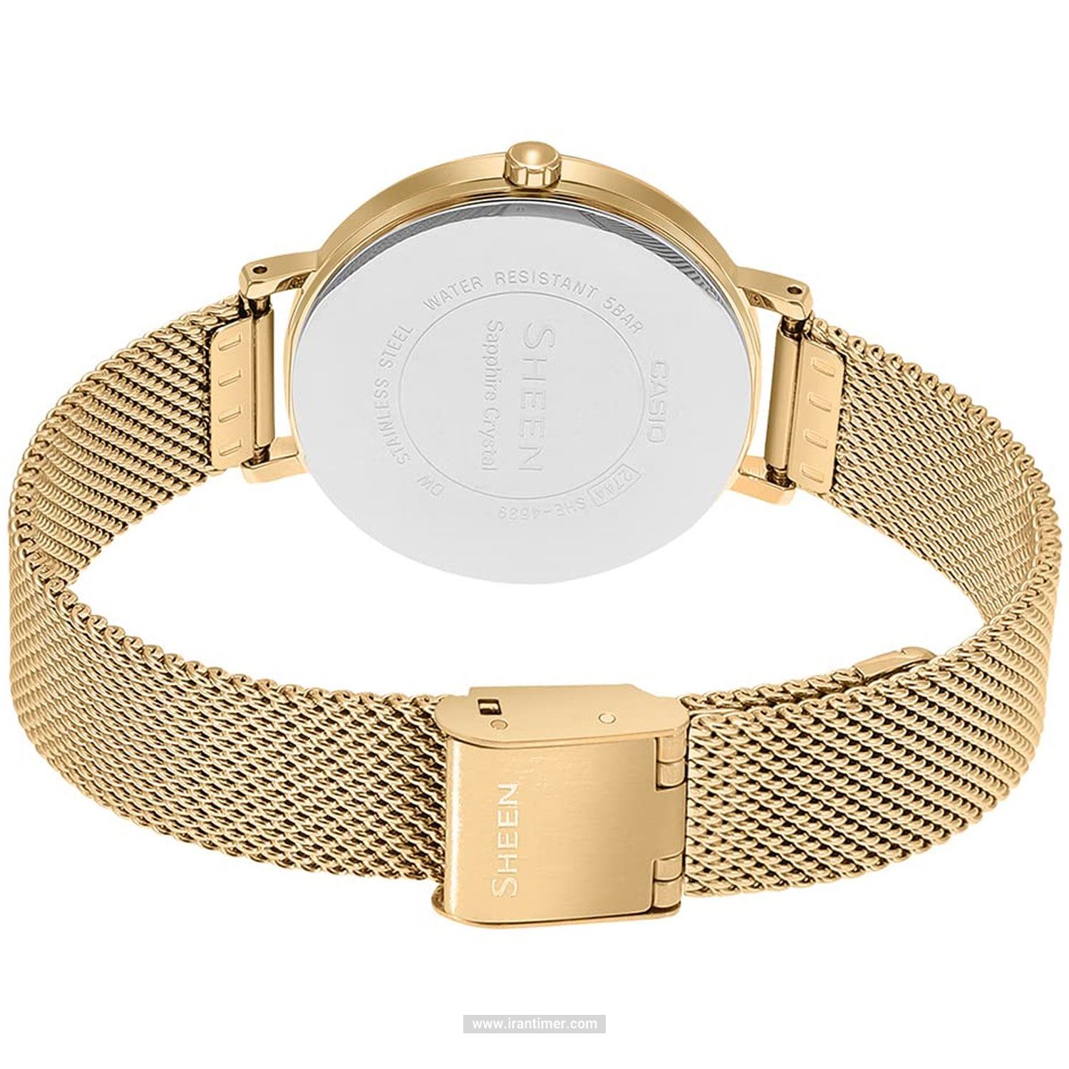 قیمت و خرید ساعت مچی زنانه کاسیو (CASIO) شین مدل SHE-4539FGM-9AUDF کلاسیک | اورجینال و اصلی