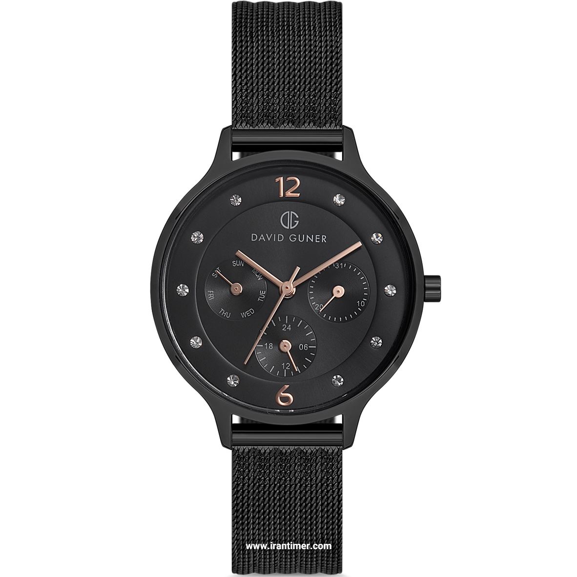 قیمت و خرید ساعت مچی زنانه دیوید گانر(David Guner) مدل DG-8120LC-G2 کلاسیک | اورجینال و اصلی