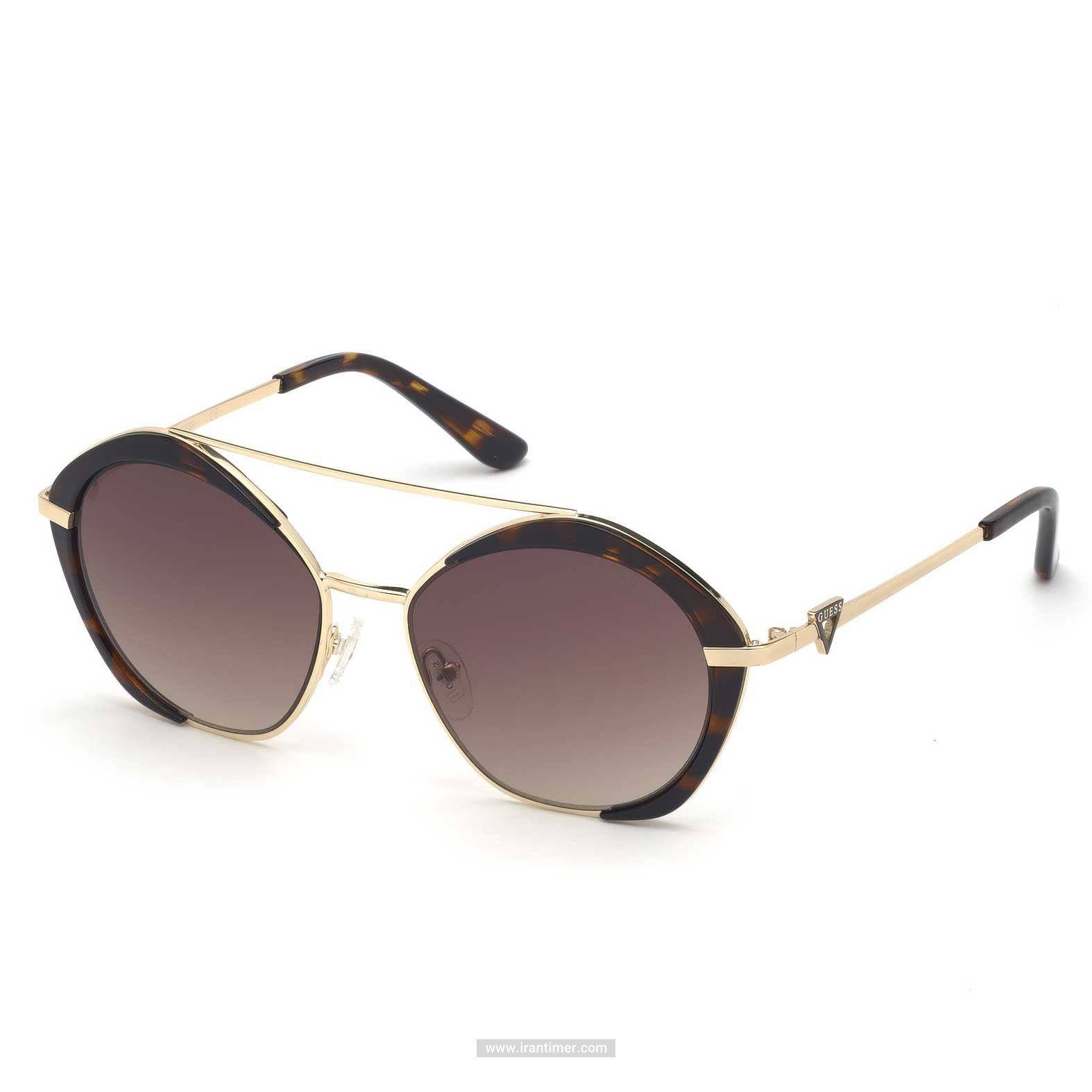 قیمت و خرید عینک آفتابی زنانه کلاسیک (guess) مدل GU 7634 52F 54 | اورجینال و اصلی