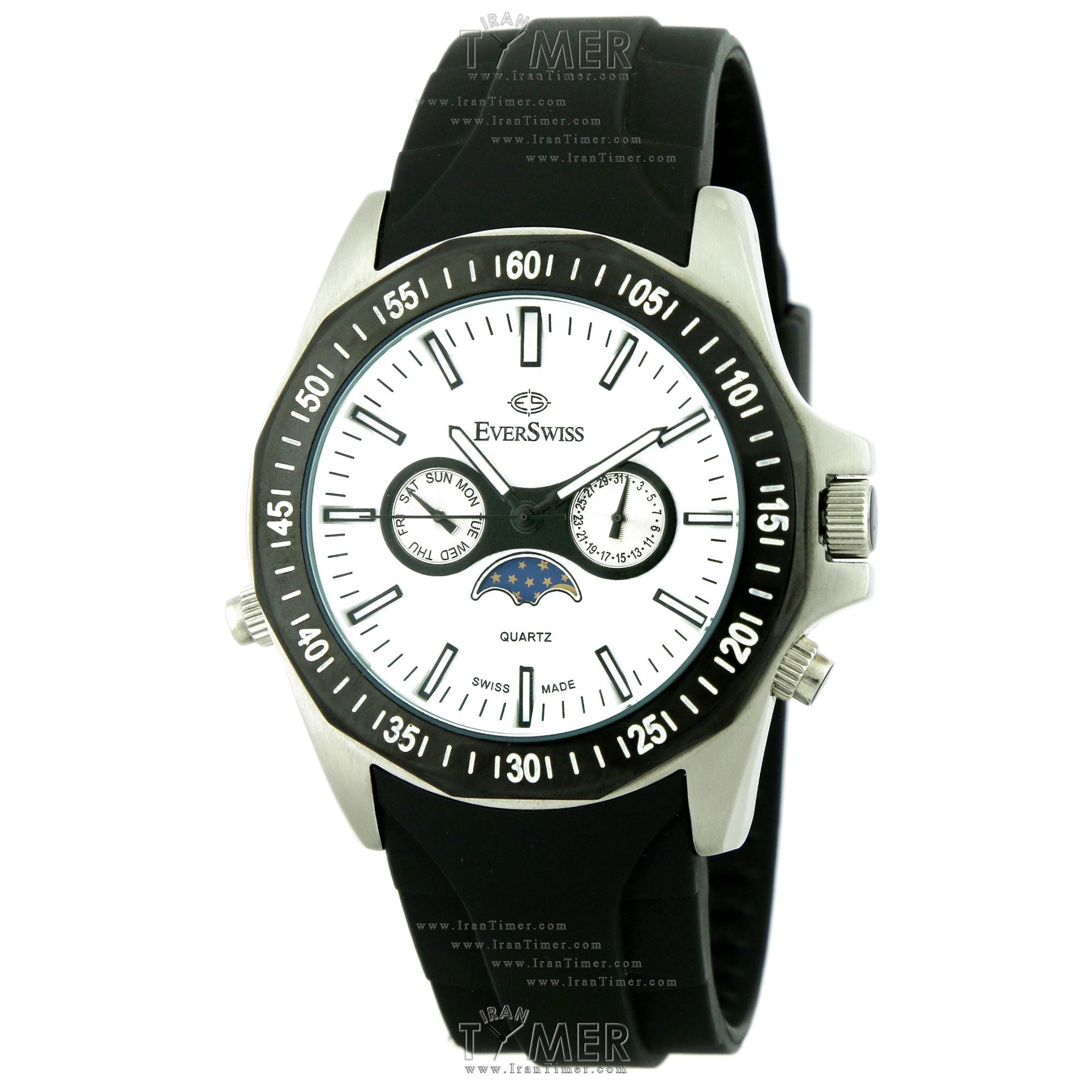 قیمت و خرید ساعت مچی مردانه اورسوئیس(EVER SWISS) مدل 19177-S157 کلاسیک اسپرت | اورجینال و اصلی
