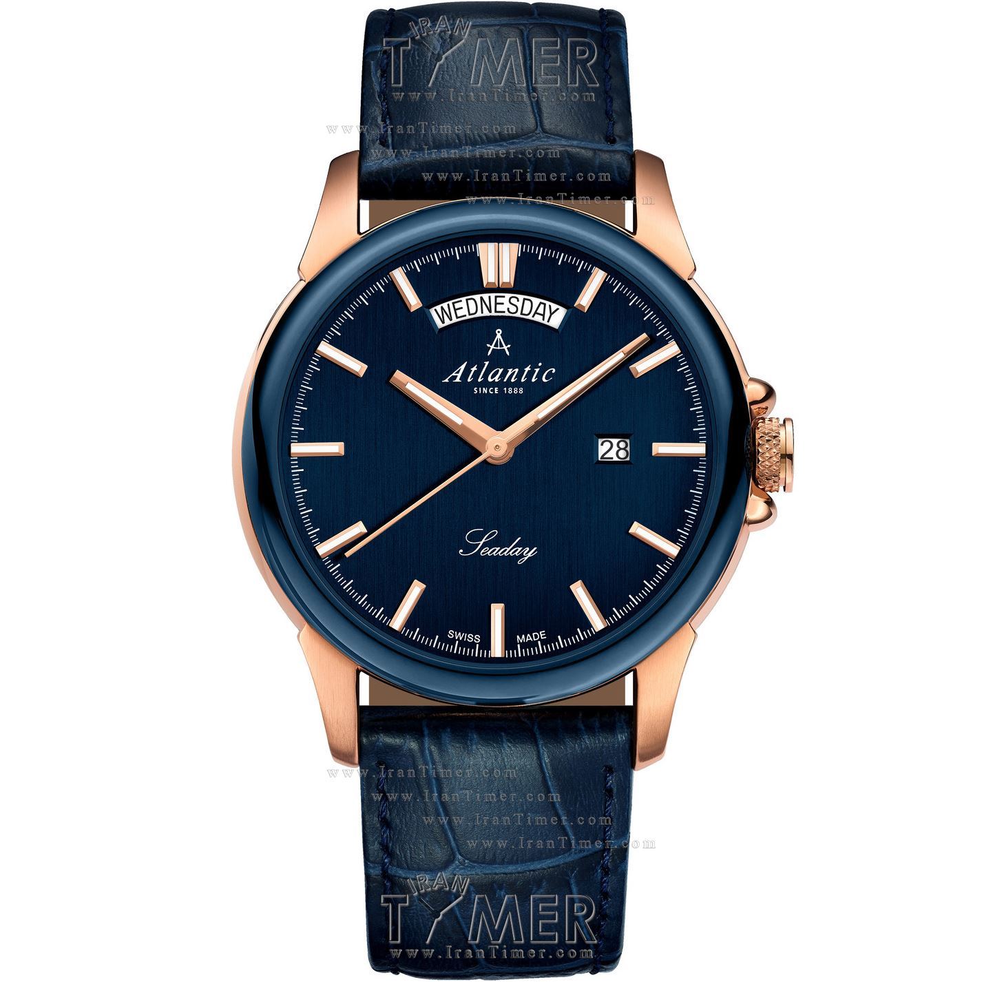 قیمت و خرید ساعت مچی مردانه آتلانتیک(ATLANTIC) مدل AC-69550.44.51R کلاسیک | اورجینال و اصلی