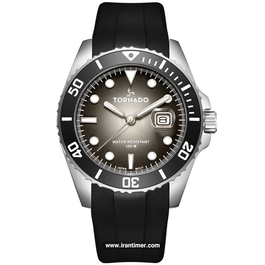 قیمت و خرید ساعت مچی مردانه تورنادو(Tornado) مدل T22001-SSBB اسپرت | اورجینال و اصلی