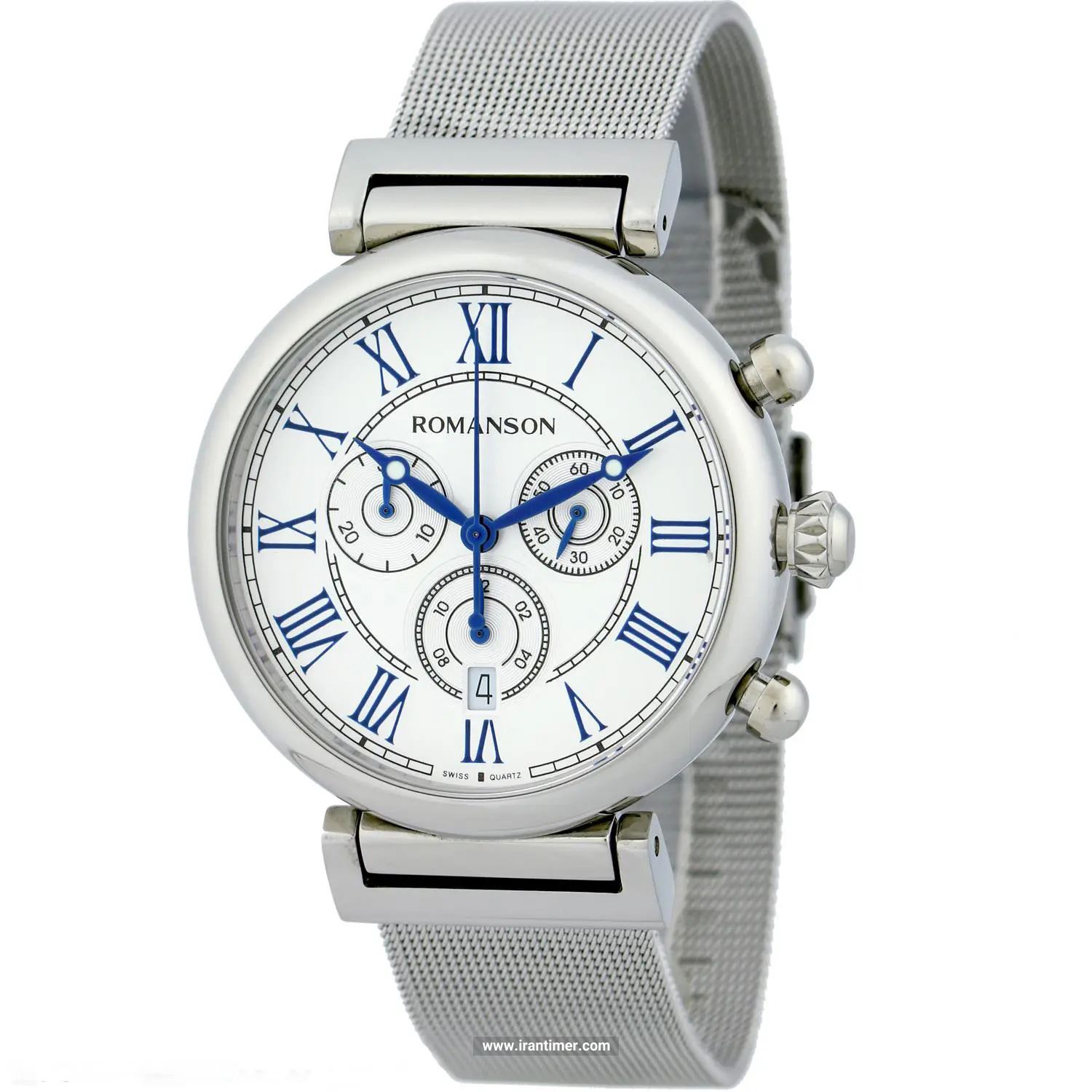 قیمت و خرید ساعت مچی مردانه رومانسون(ROMANSON) مدل TM7A08HMWWA1R5-W کلاسیک | اورجینال و اصلی