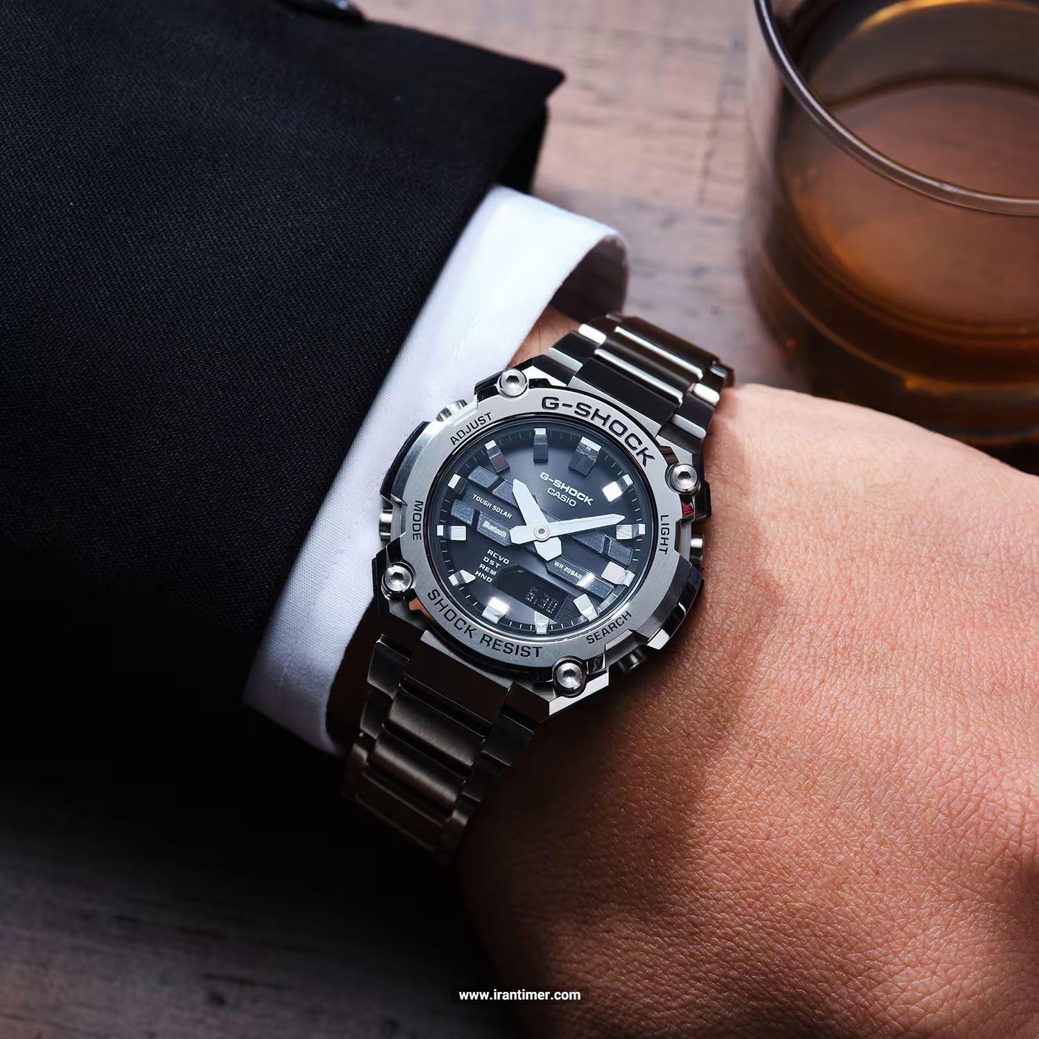 قیمت و خرید ساعت مچی مردانه کاسیو (CASIO) جی شاک مدل GST-B600D-1ADR کلاسیک | اورجینال و اصلی