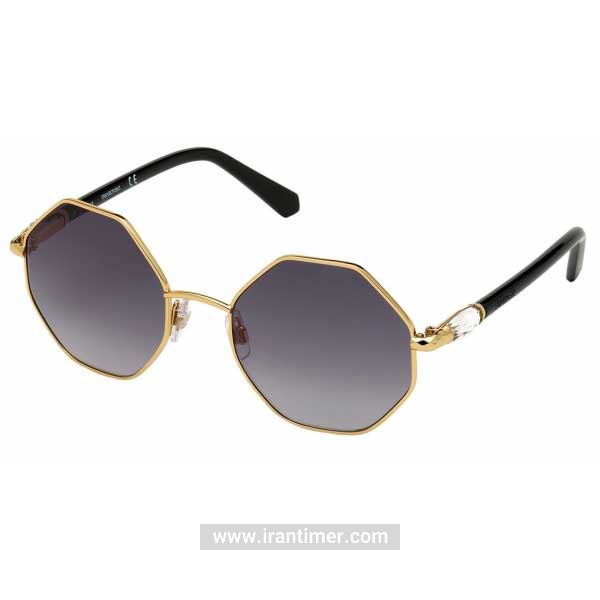 قیمت و خرید عینک آفتابی زنانه کلاسیک (SWAROVSKI) مدل SK 0259 30B 55 | اورجینال و اصلی