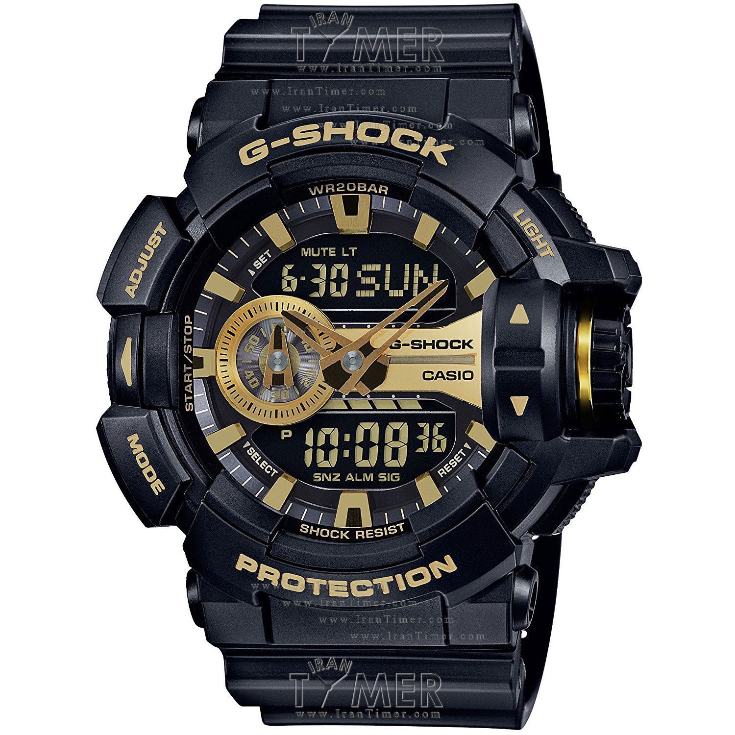 قیمت و خرید ساعت مچی مردانه کاسیو (CASIO) جی شاک مدل GA-400GB-1A9DR اسپرت | اورجینال و اصلی