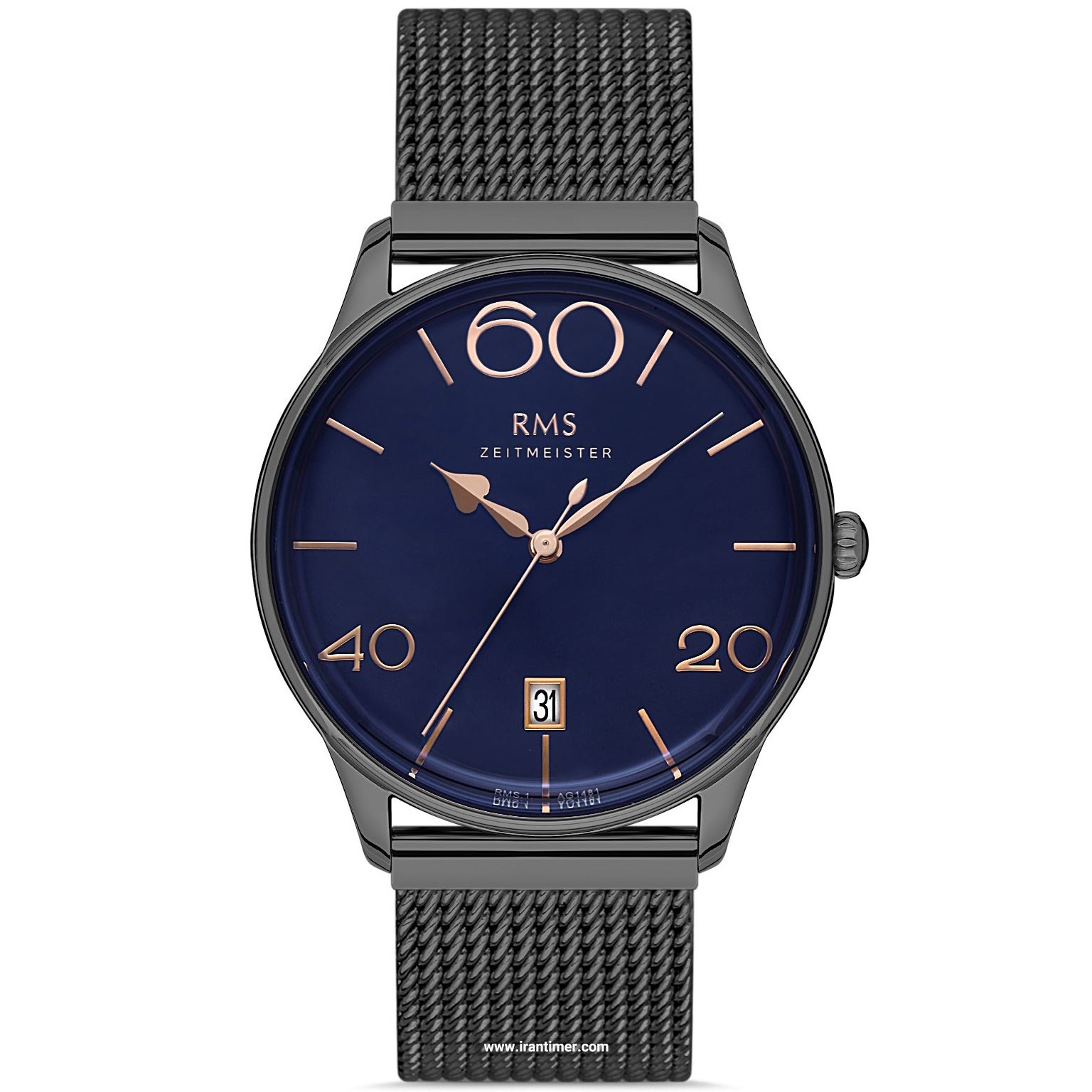 قیمت و خرید ساعت مچی مردانه آر ام اس زیمستر(RMS ZEITMEISTER) مدل RMS.1.AG1481.07 کلاسیک | اورجینال و اصلی