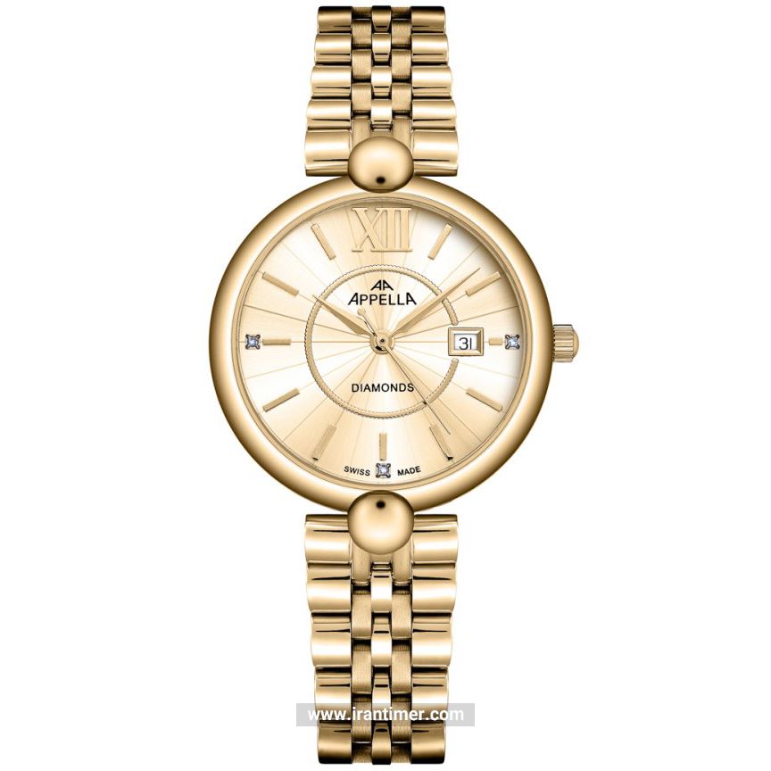 قیمت و خرید ساعت مچی زنانه اپلا(APPELLA) مدل L50011.1161DQ کلاسیک | اورجینال و اصلی