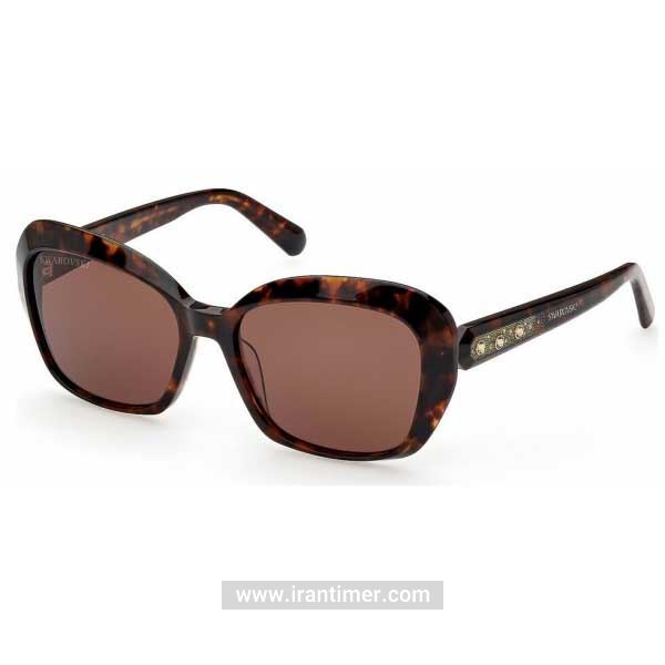 قیمت و خرید عینک آفتابی زنانه کلاسیک (SWAROVSKI) مدل SK 0383 52E 55 | اورجینال و اصلی