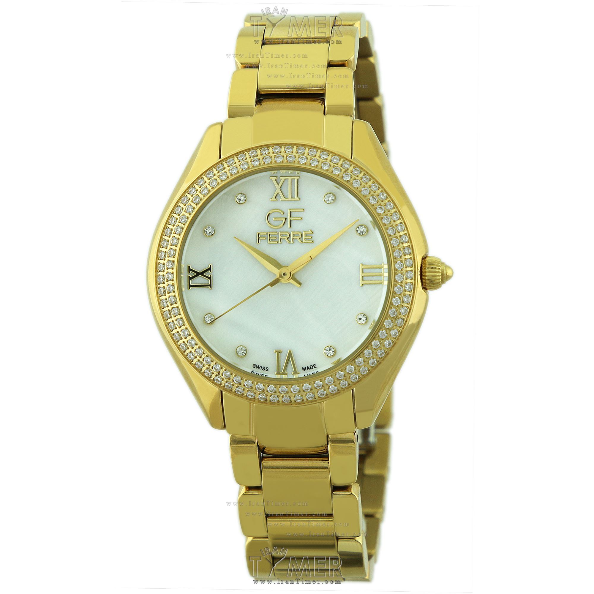 قیمت و خرید ساعت مچی زنانه جی اف فره(GF FERRE) مدل GF.GP10317.1.F کلاسیک | اورجینال و اصلی