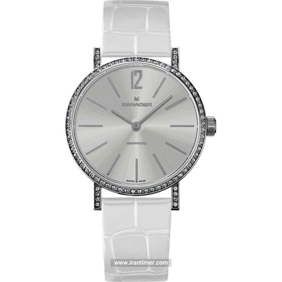 قیمت و خرید ساعت مچی زنانه منیجر(MANAGER) مدل MAN-PA-04-SL فشن | اورجینال و اصلی