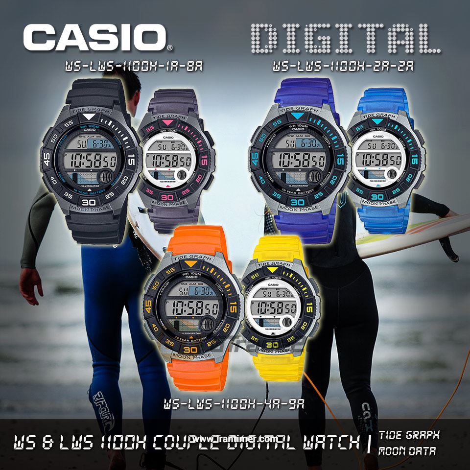 قیمت و خرید ساعت مچی مردانه زنانه کاسیو (CASIO) جنرال مدل LWS-1100H-9AVDF اسپرت | اورجینال و اصلی