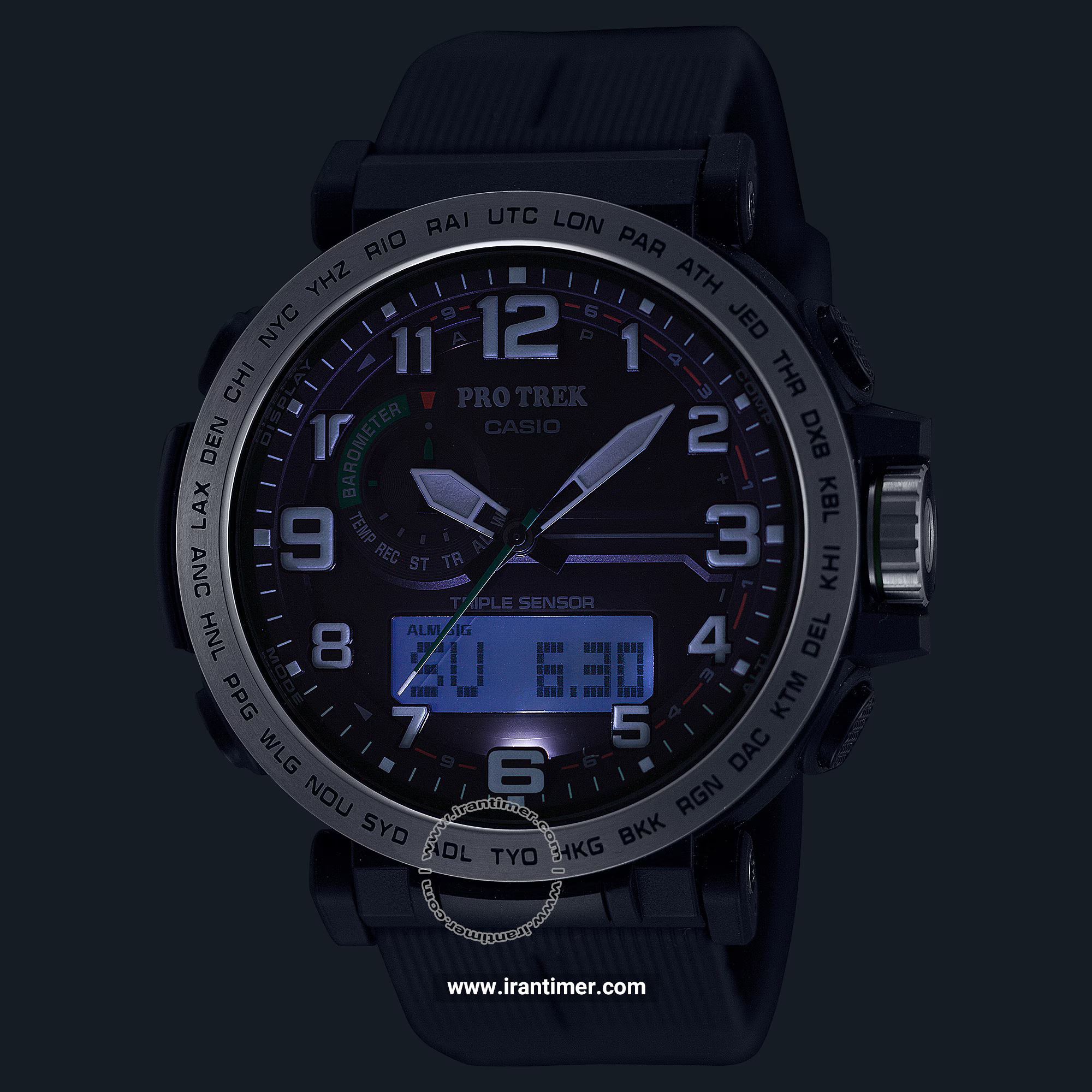 قیمت و خرید ساعت مچی مردانه کاسیو (CASIO) پروترک مدل PRG-601-1DR اسپرت | اورجینال و اصلی