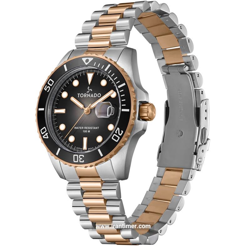 قیمت و خرید ساعت مچی مردانه تورنادو(Tornado) مدل T22001-KBKB کلاسیک | اورجینال و اصلی