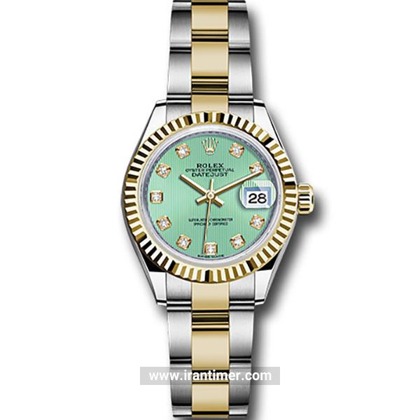 قیمت و خرید ساعت مچی زنانه رولکس(Rolex) مدل 279173 mgdo Green کلاسیک | اورجینال و اصلی